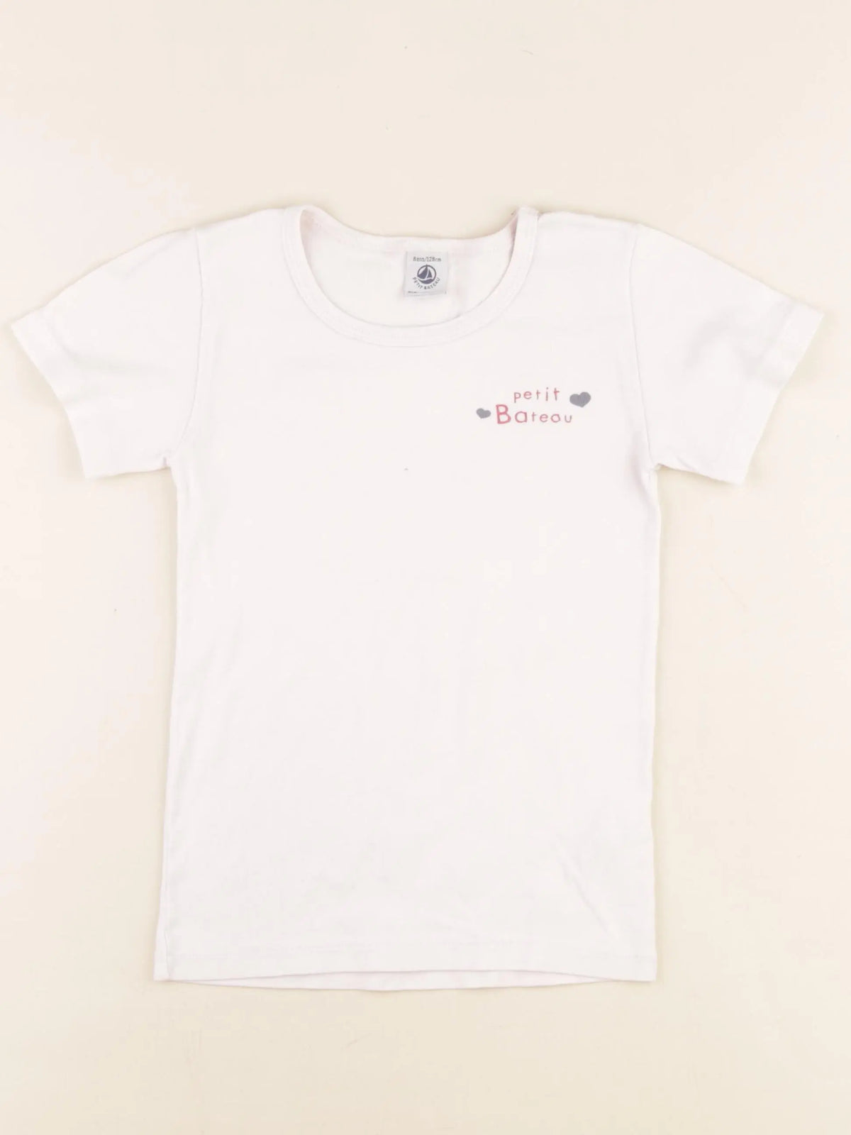 Petit Bateau - maillot de corps rose - 8 ans