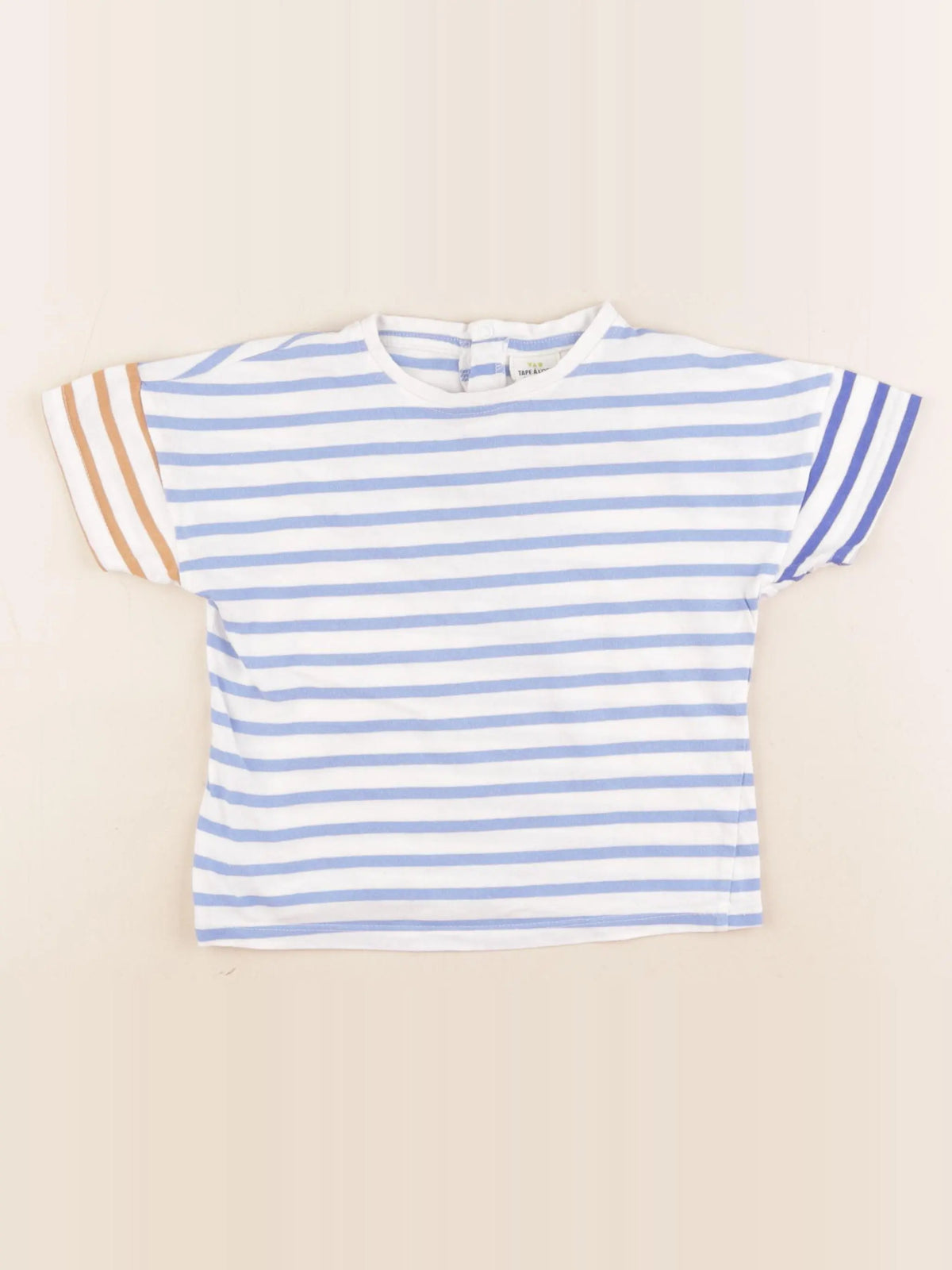 Tape à l'oeil - tee-shirt bleu, blanc - 36 mois