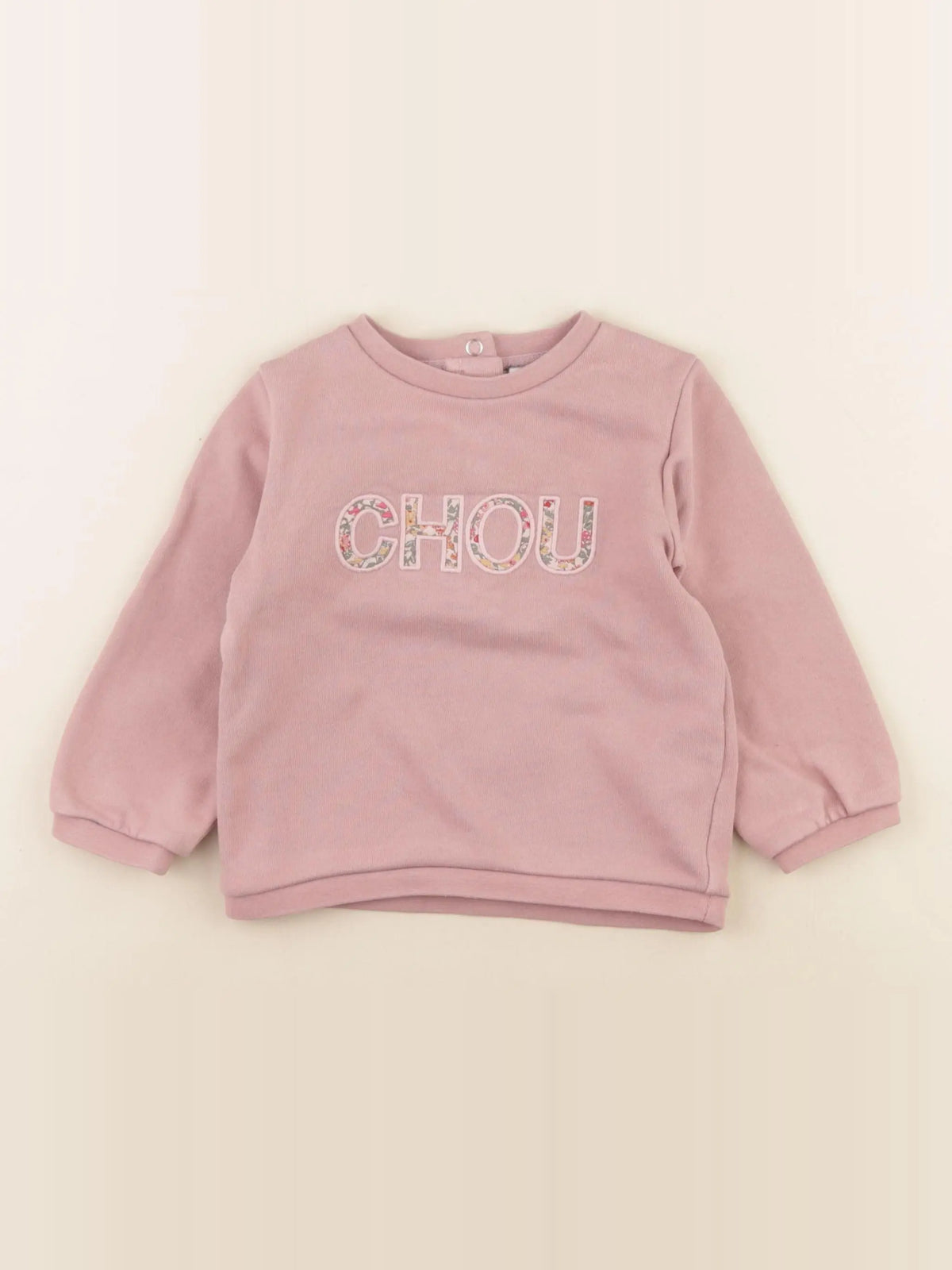 Cyrillus - sweat rose - 18 mois