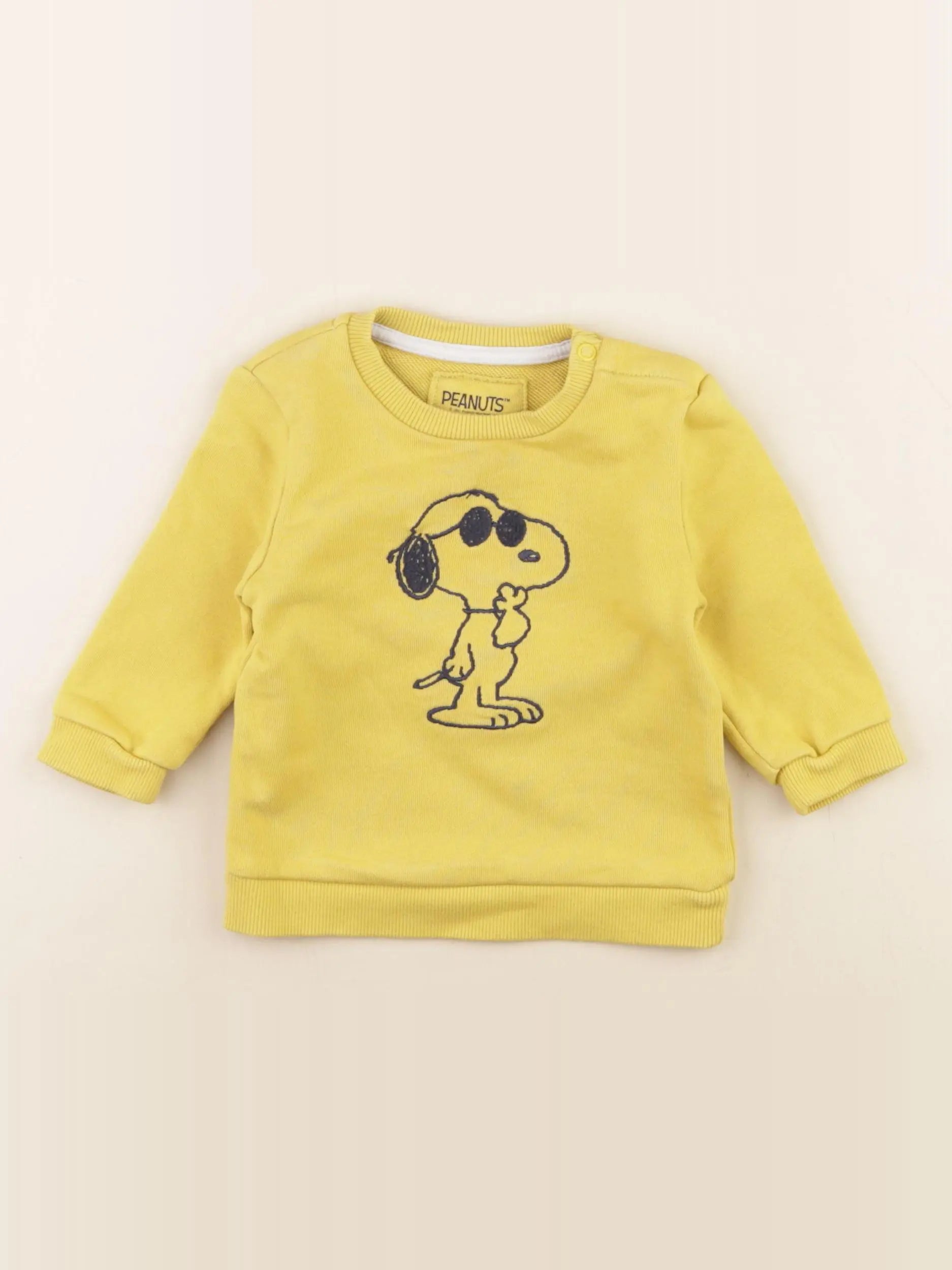 Cyrillus - sweat jaune - 9 mois