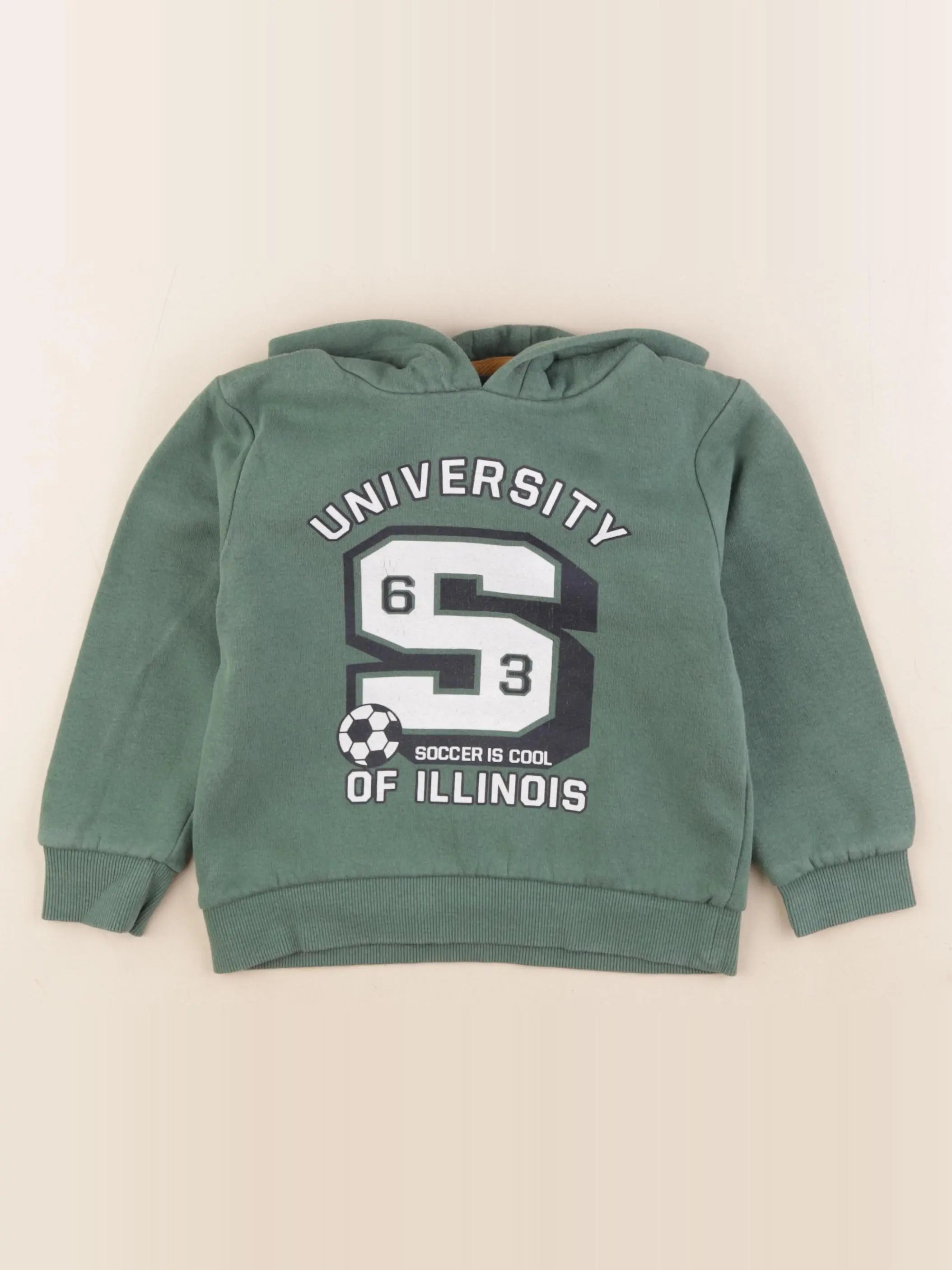 Vertbaudet - sweat vert - 4 ans