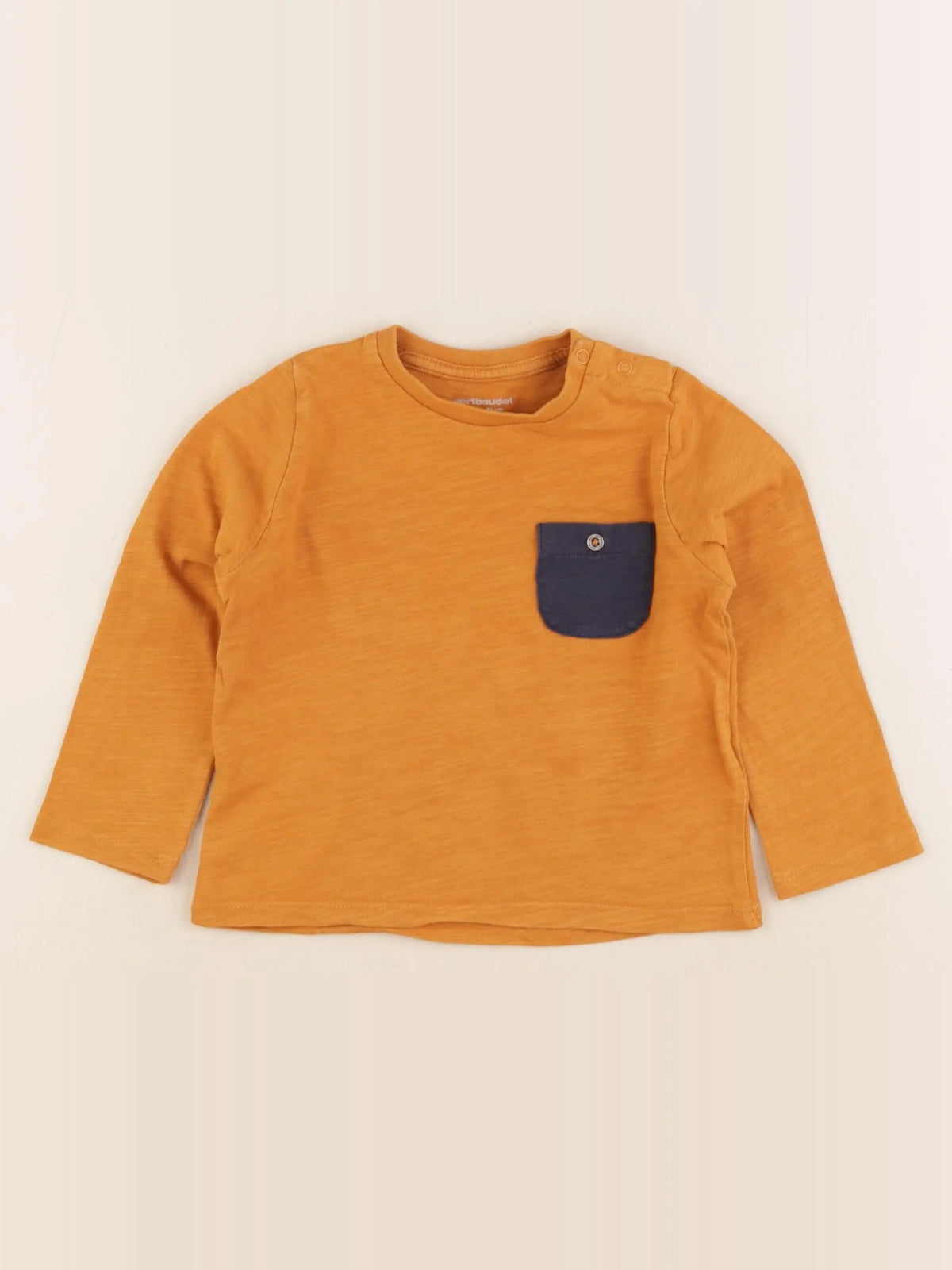 Vertbaudet - tee-shirt orange - 2 ans