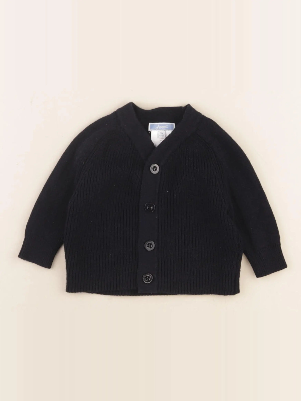Jacadi - gilet bleu - 6 mois
