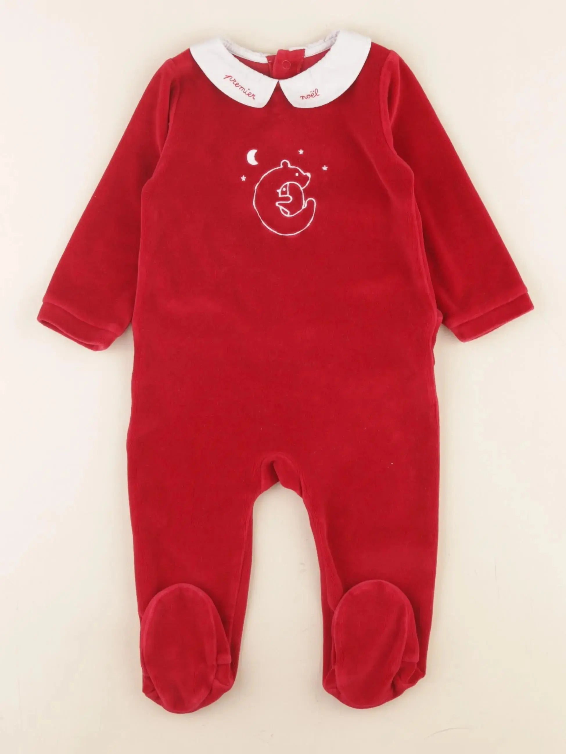 Jacadi - pyjama rouge - 12 mois