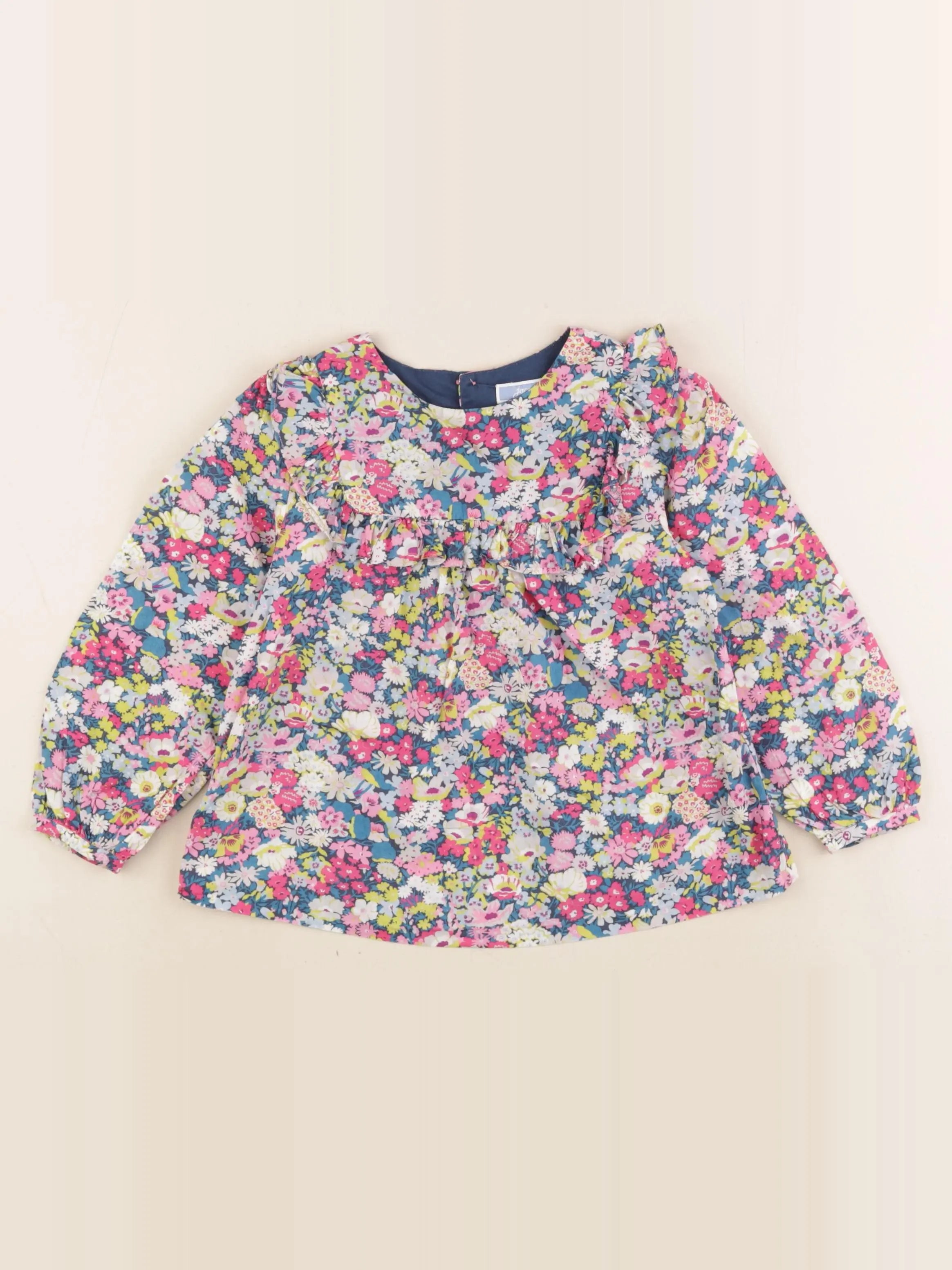 Jacadi - blouse liberty multicolore - 4 ans