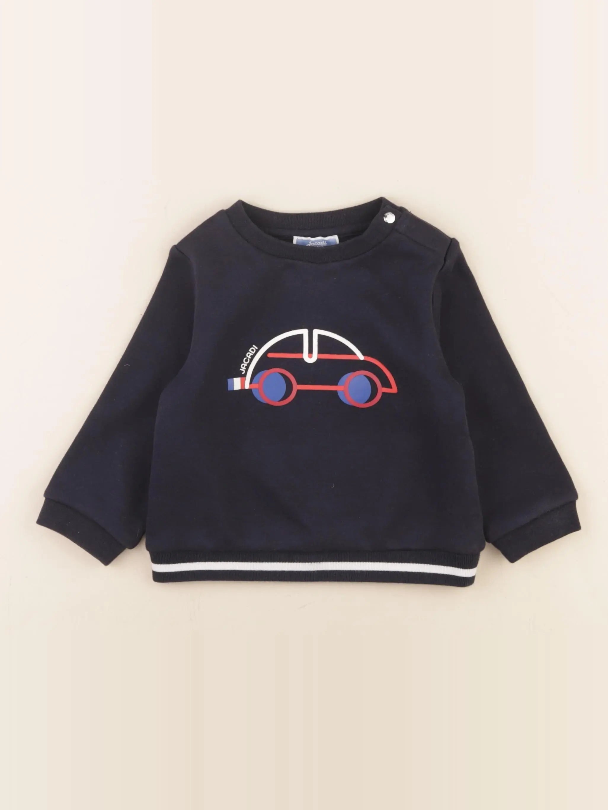 Jacadi - sweat bleu - 18 mois