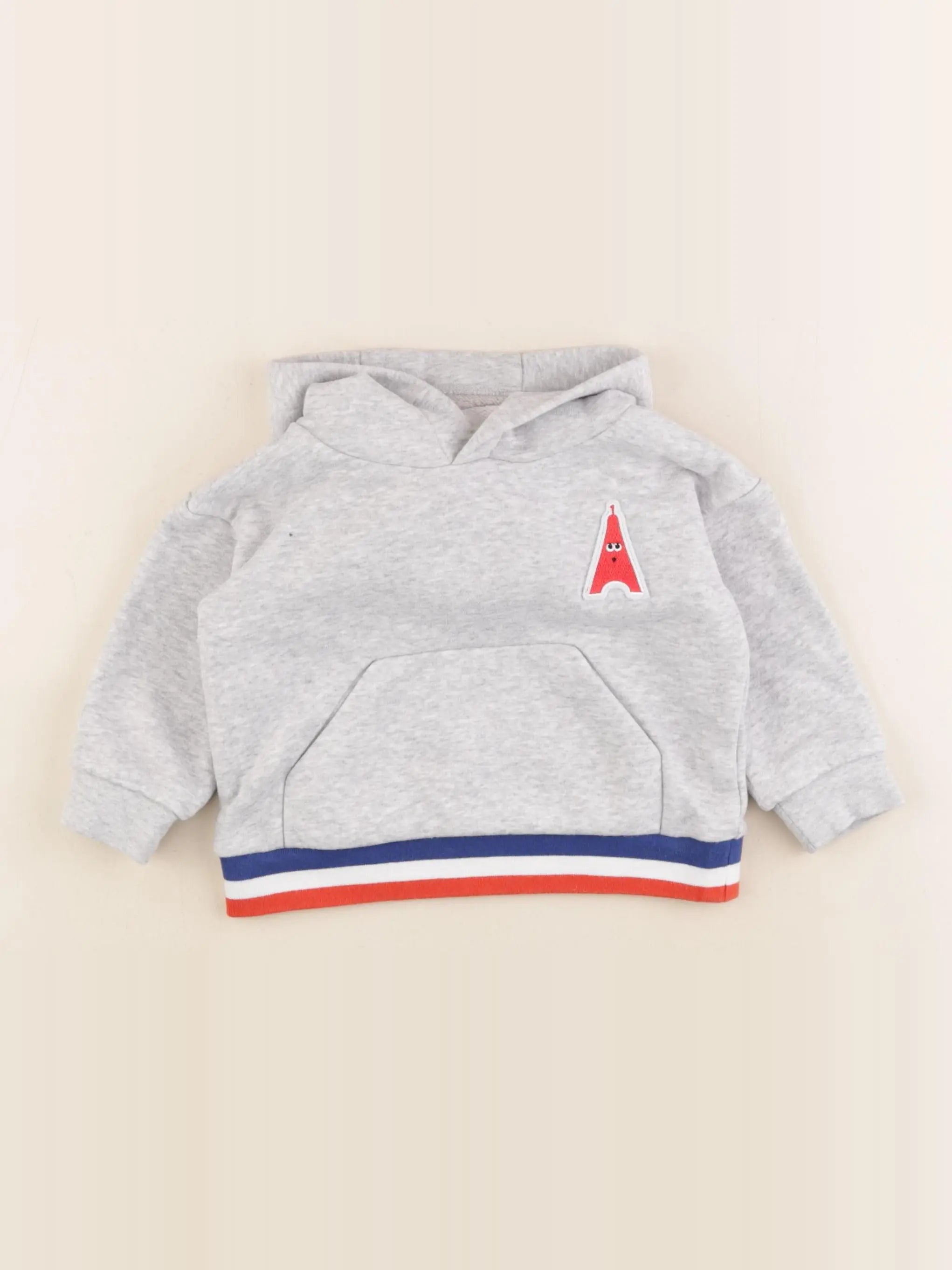 Jacadi - sweat gris - 12 mois