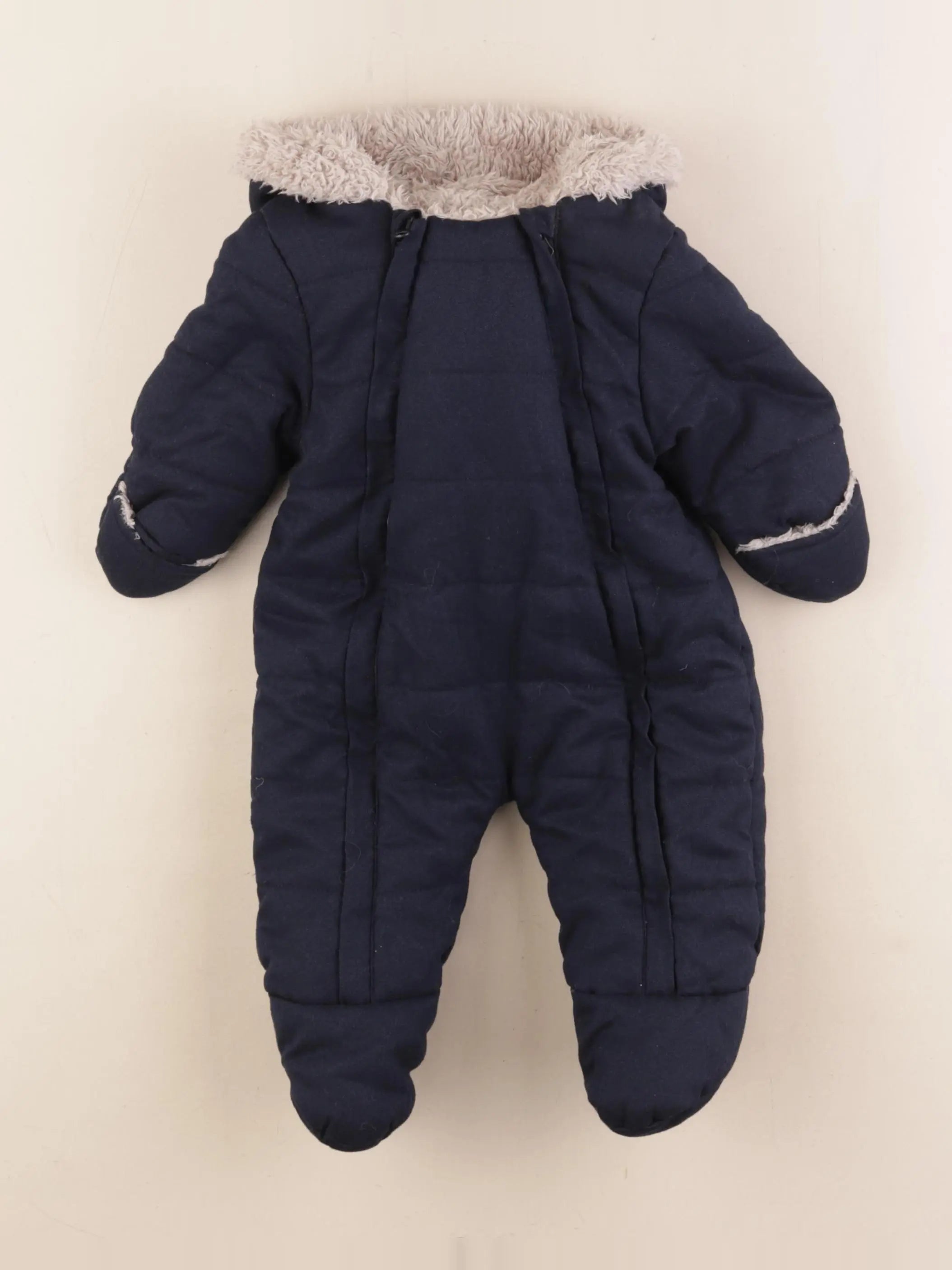 Vertbaudet - combi-pilote bleu - 3 mois