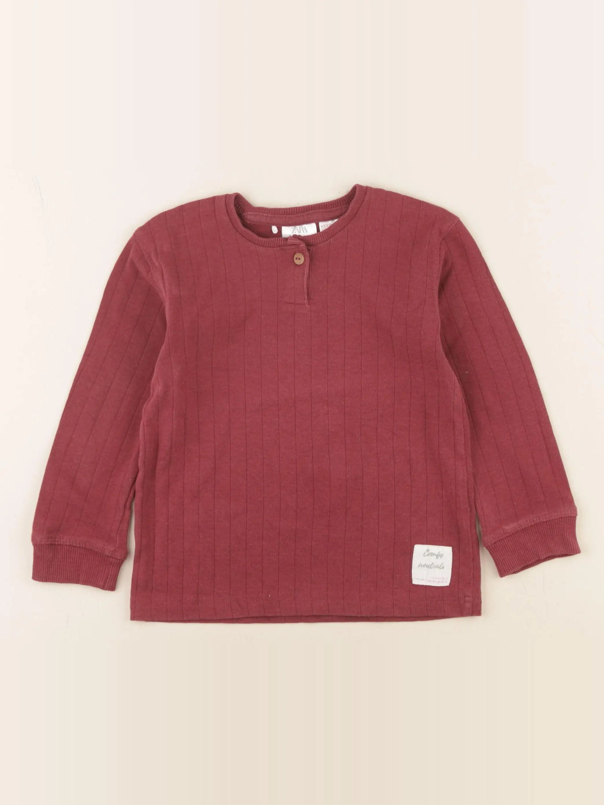 Zara - tee-shirt rouge - 3 ans