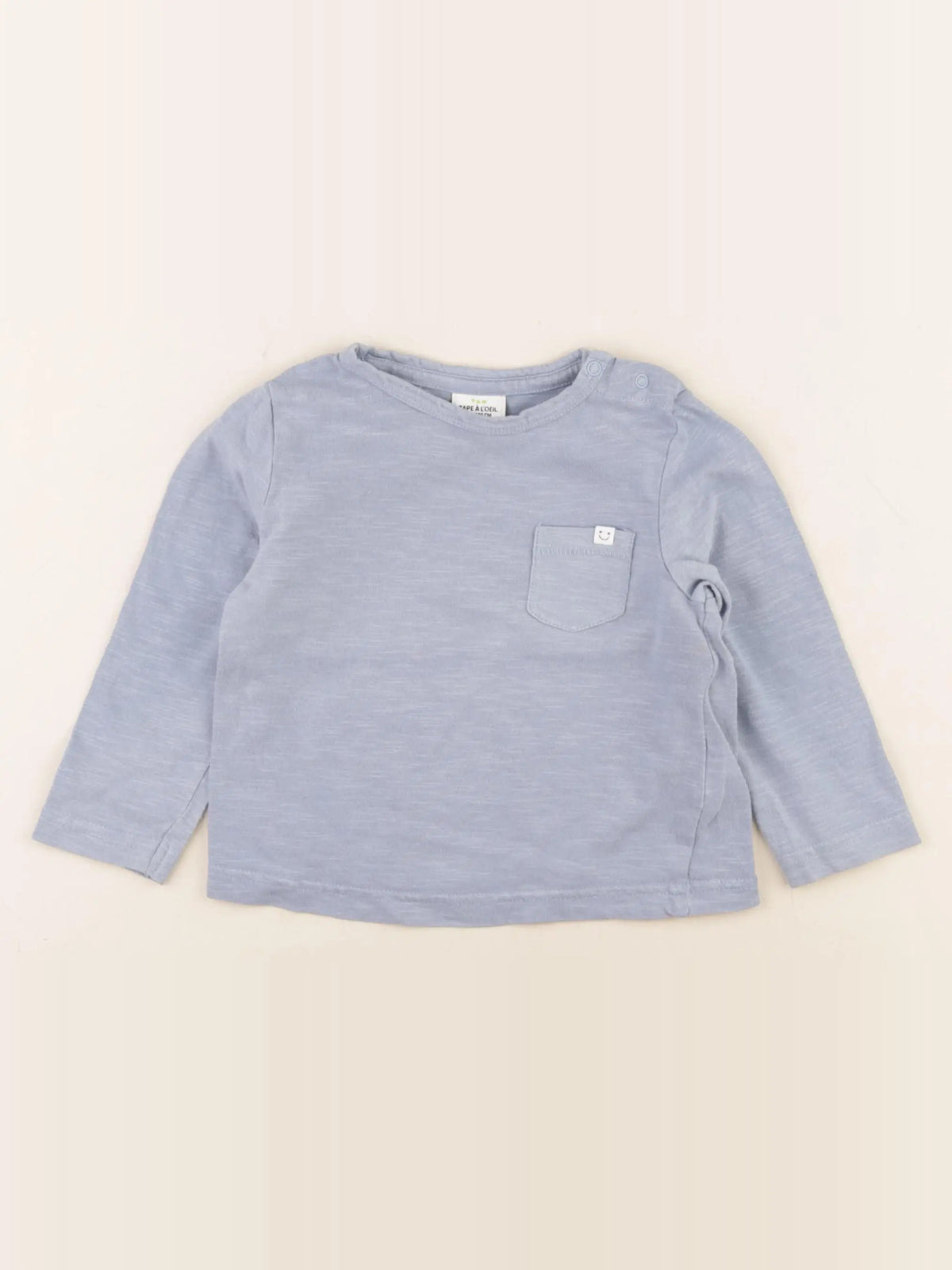 Tape à l'oeil - tee-shirt bleu - 18 mois