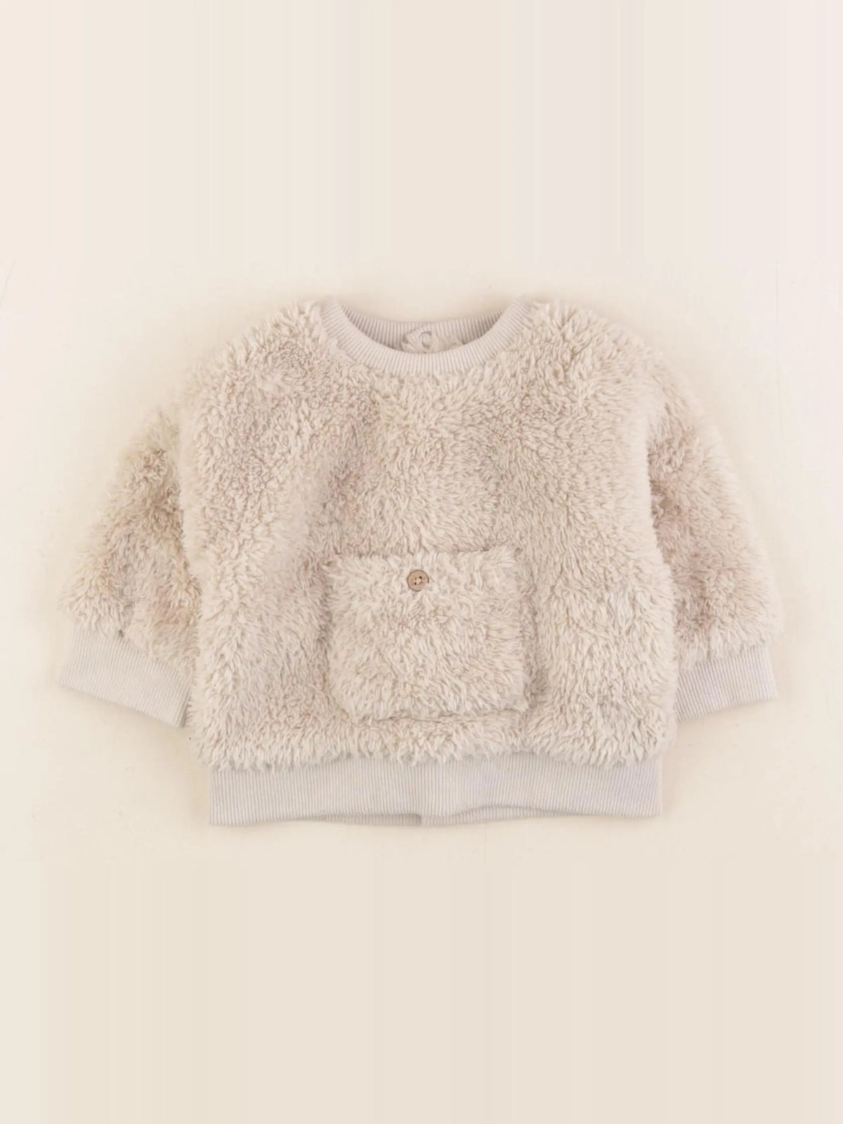La Redoute - sweat beige - 3 mois