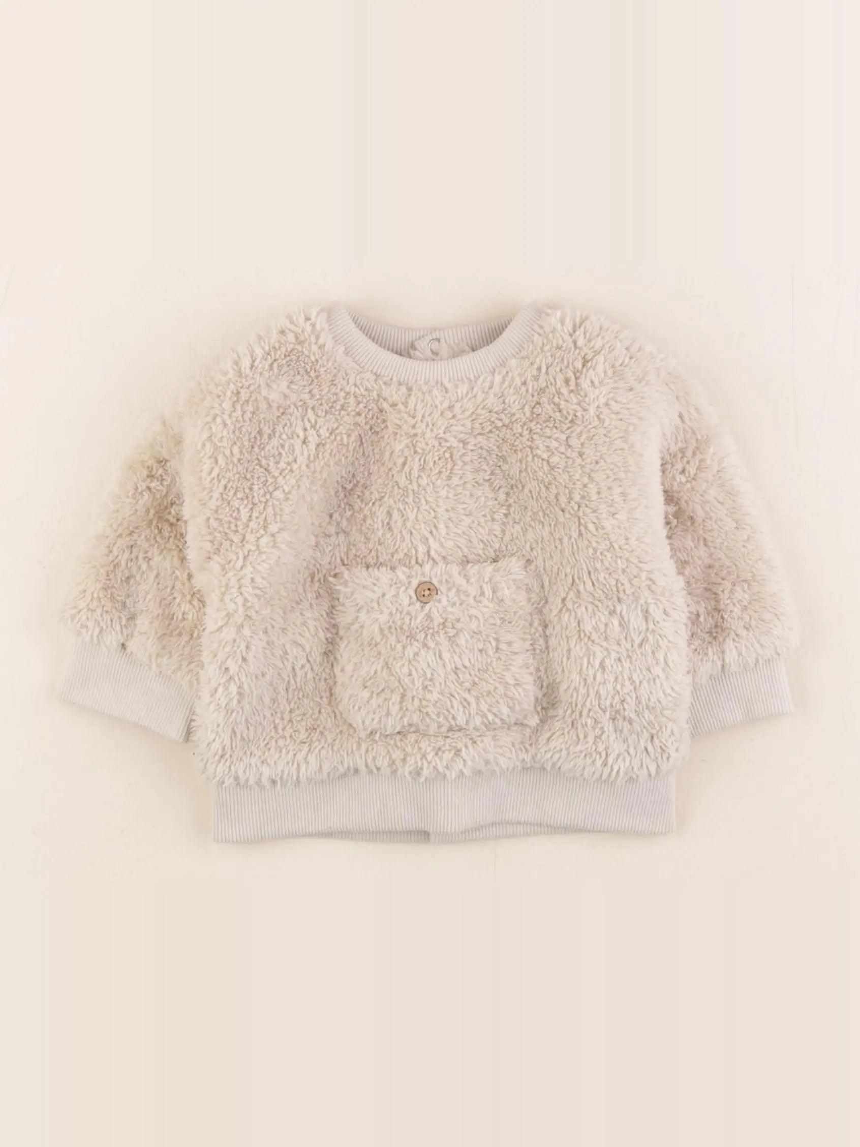 La Redoute - sweat beige - 3 mois