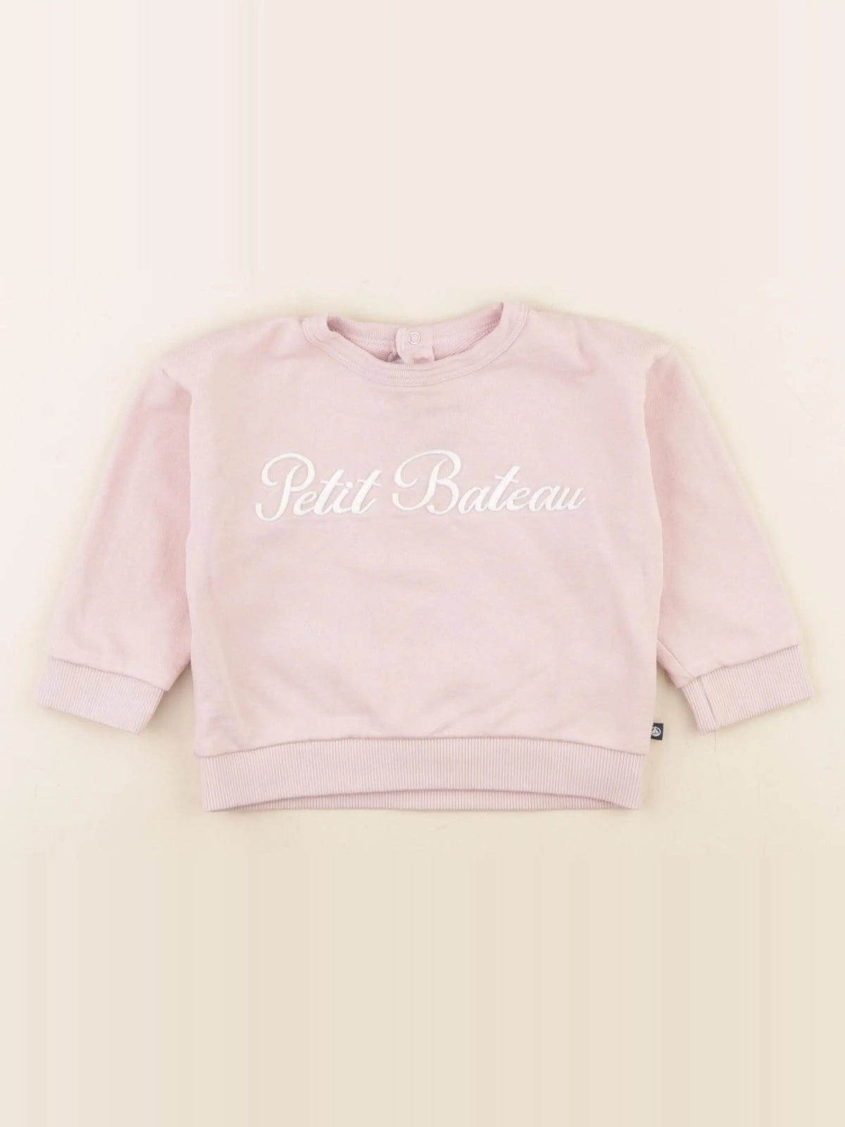 Petit Bateau - sweat rose - 18 mois