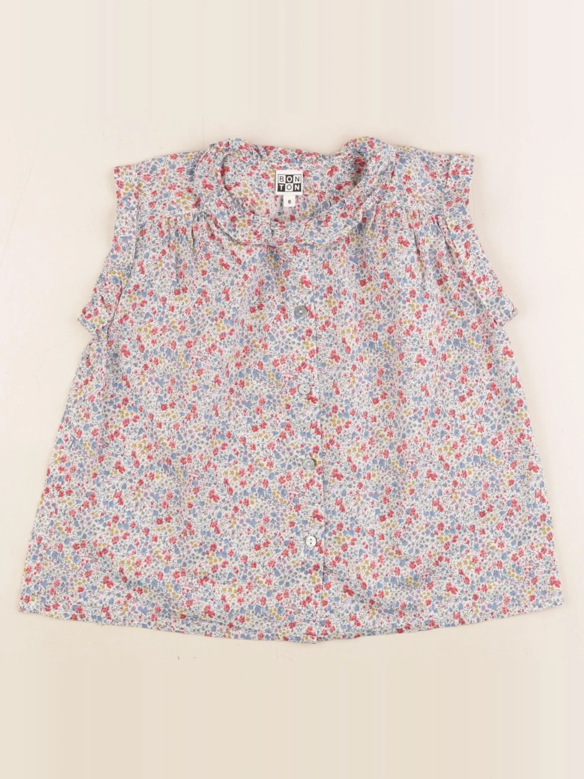 Bonton - blouse multicolore - 6 ans