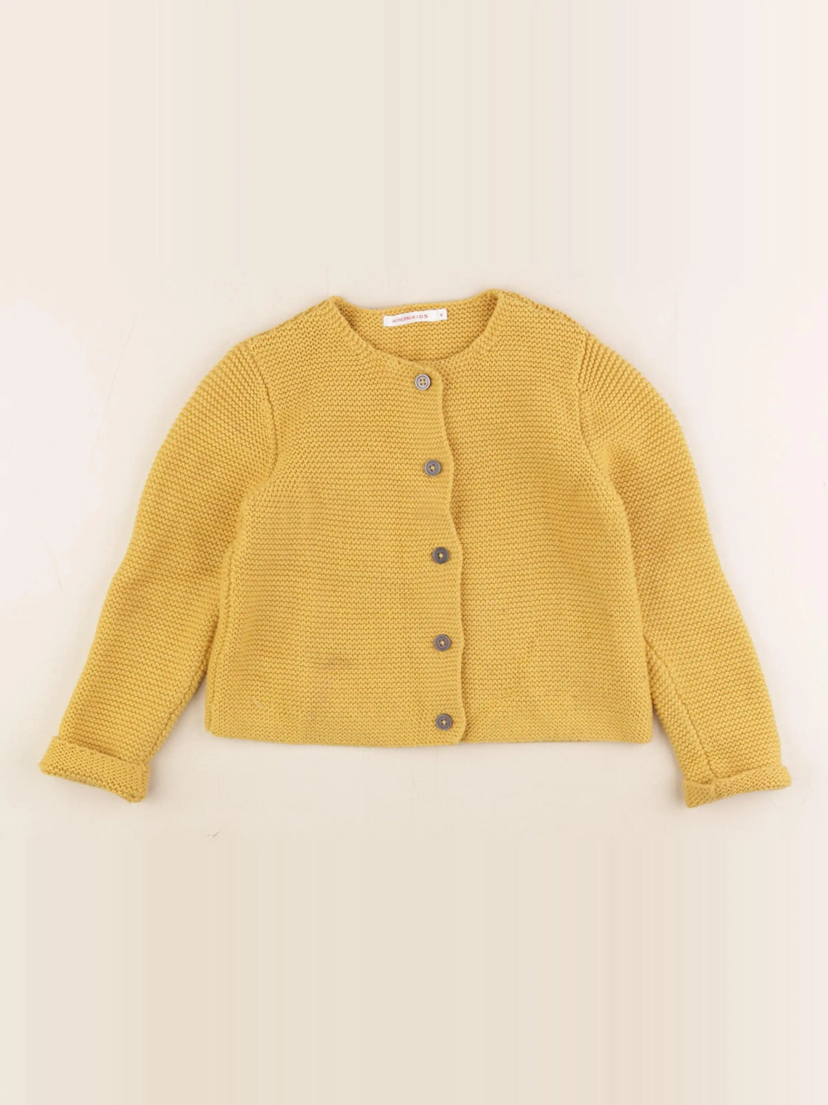 Monoprix - gilet jaune - 4 ans