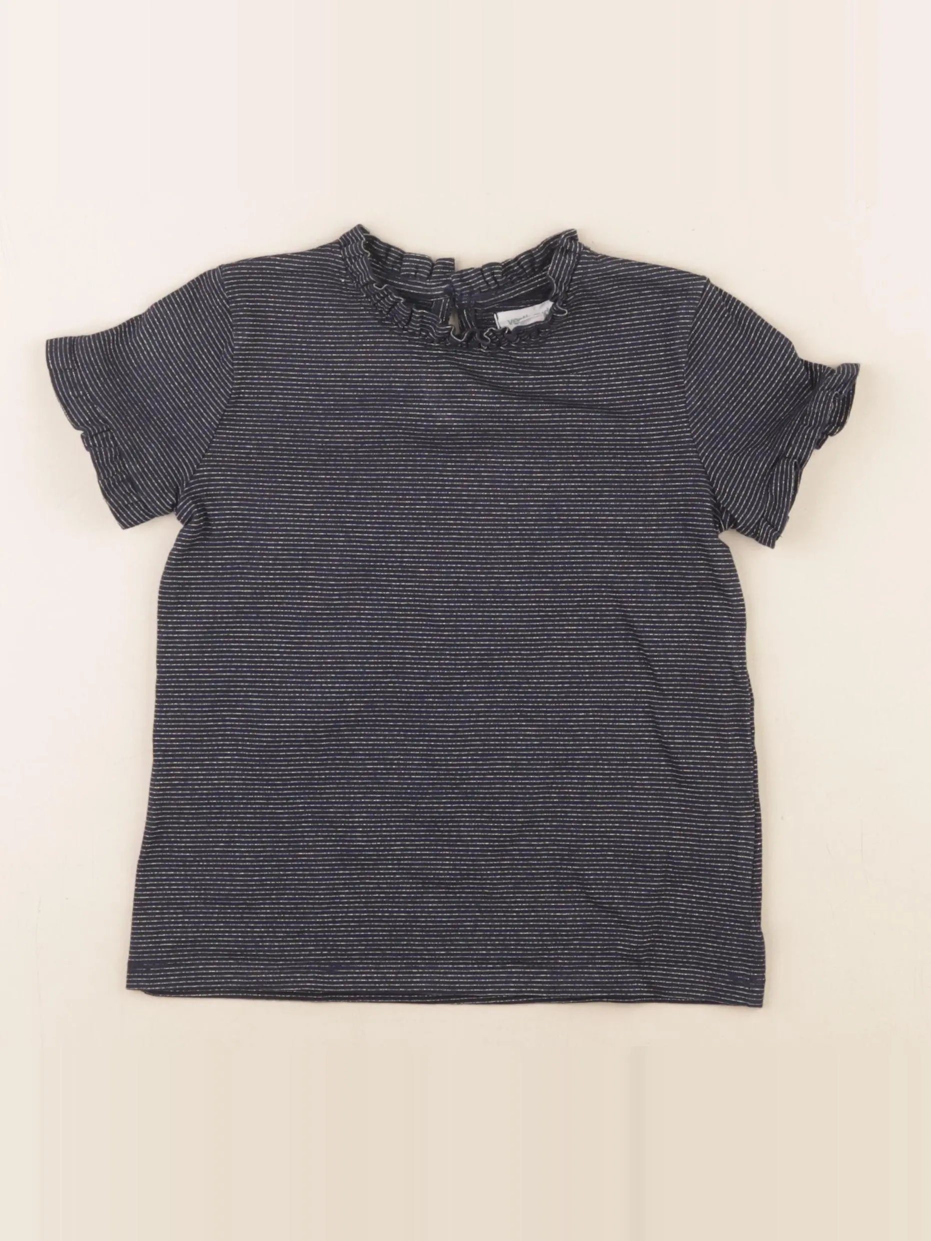 Vertbaudet - tee-shirt bleu, or - 4 ans