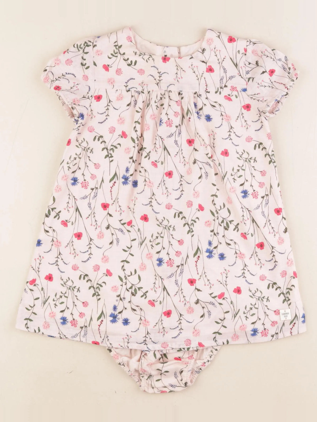 Carrément Beau - robe rose - 2 ans