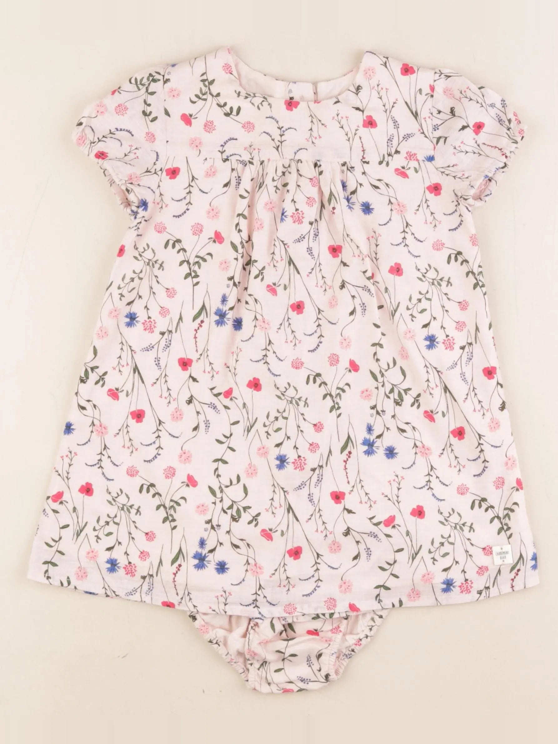 Carrément Beau - robe rose - 2 ans
