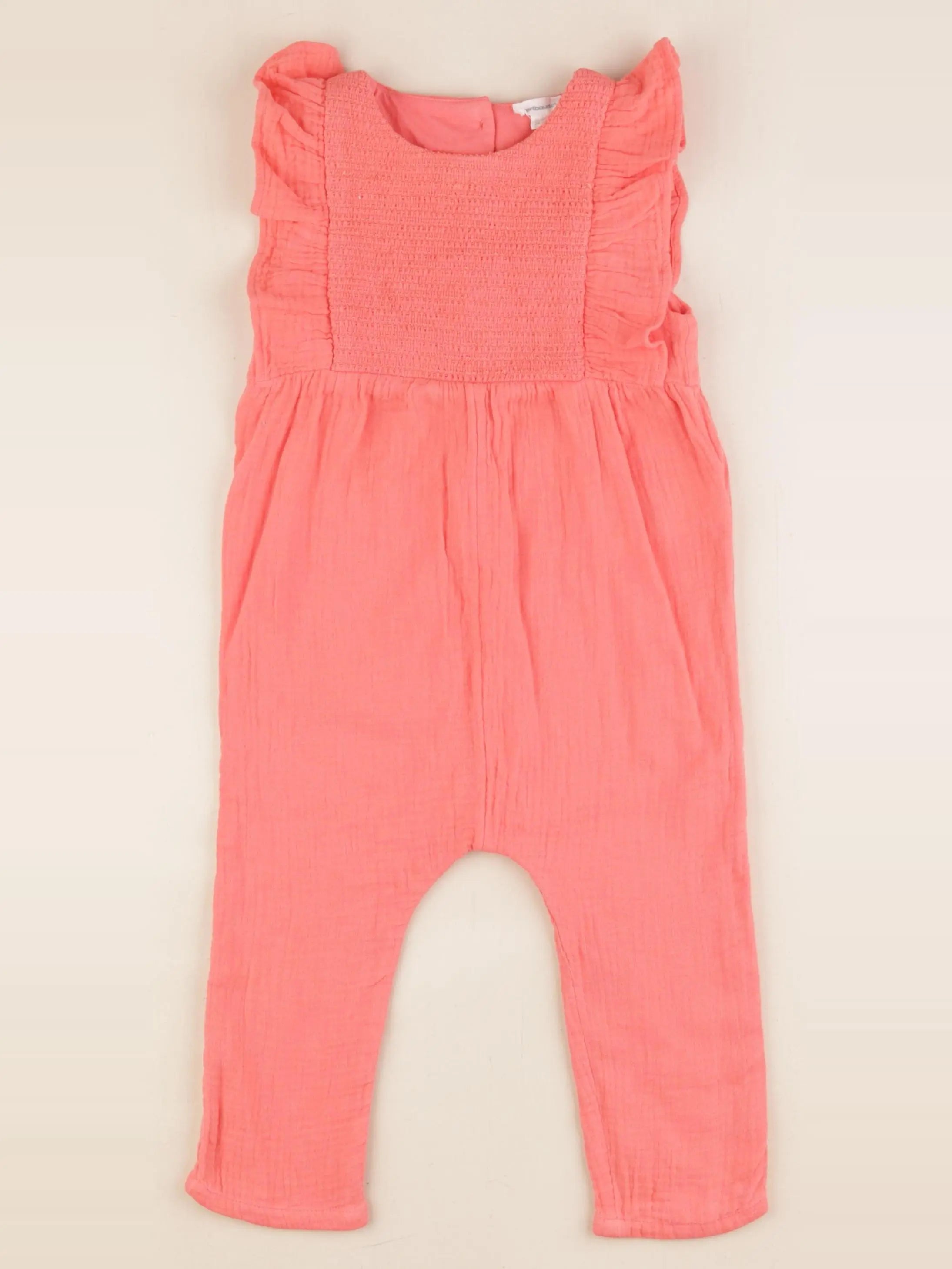 Vertbaudet - combinaison rose - 24 mois