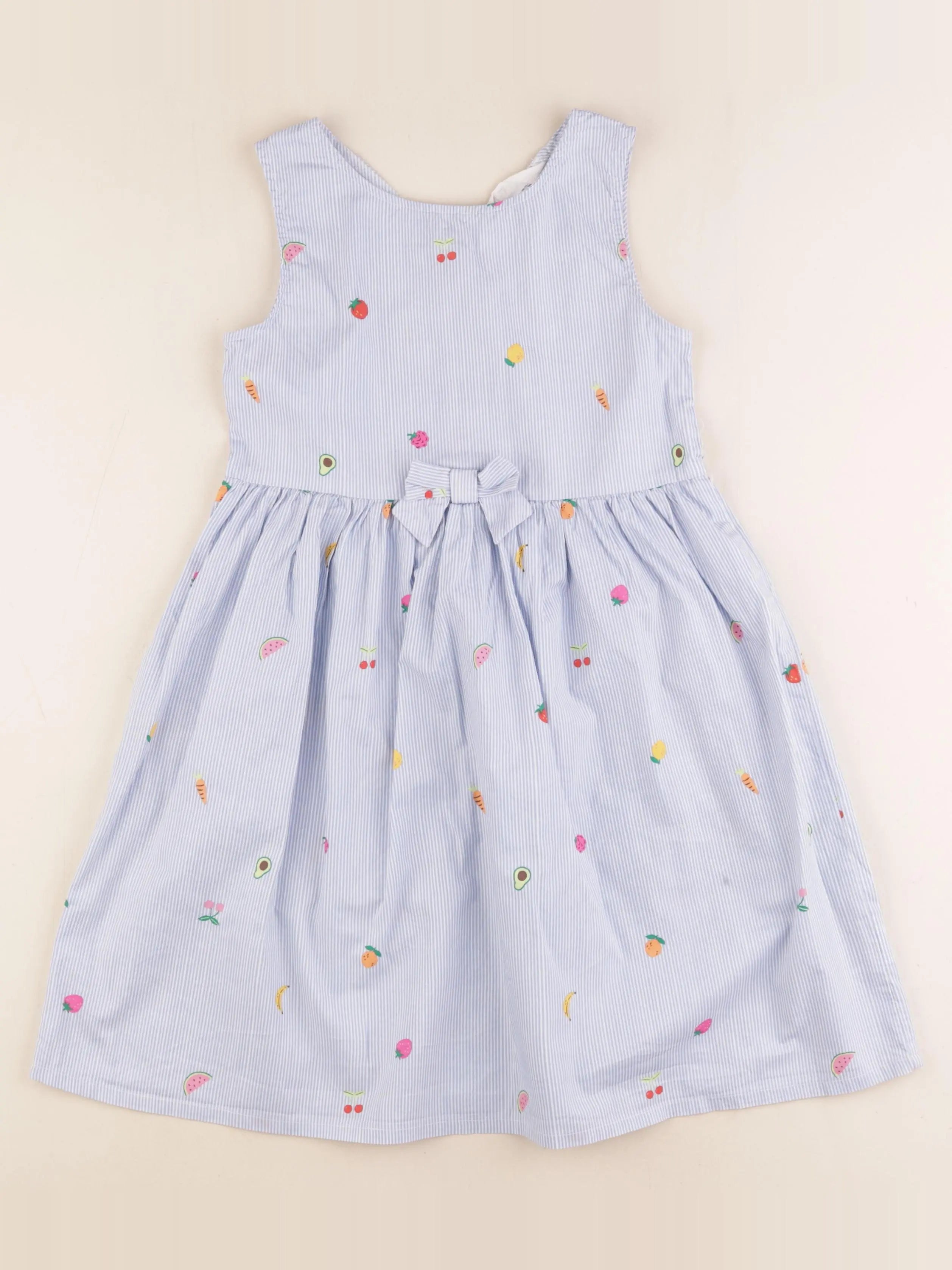 H&M - robe bleu - 6/7 ans