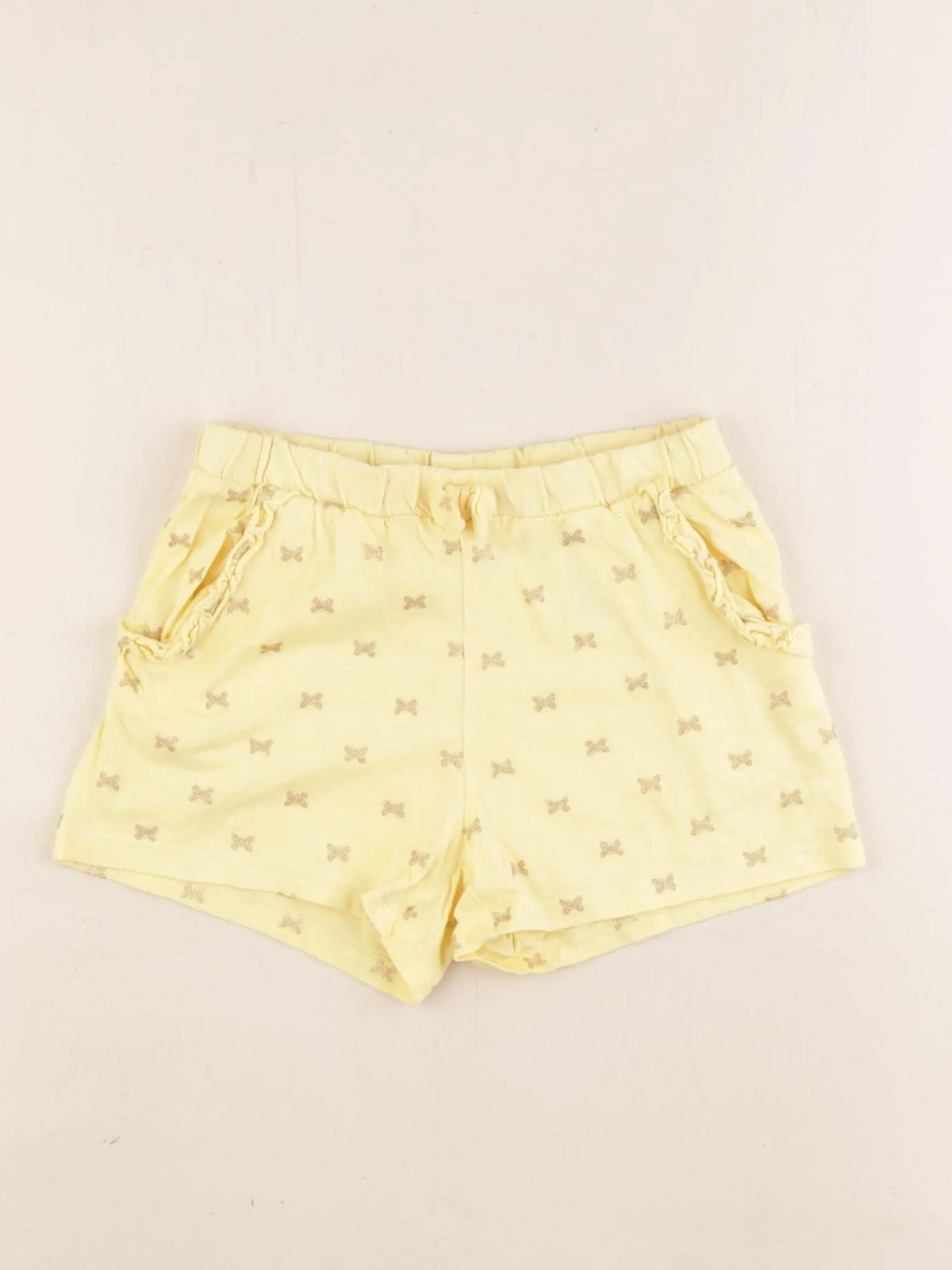 H&M - short jaune - 4/6 ans
