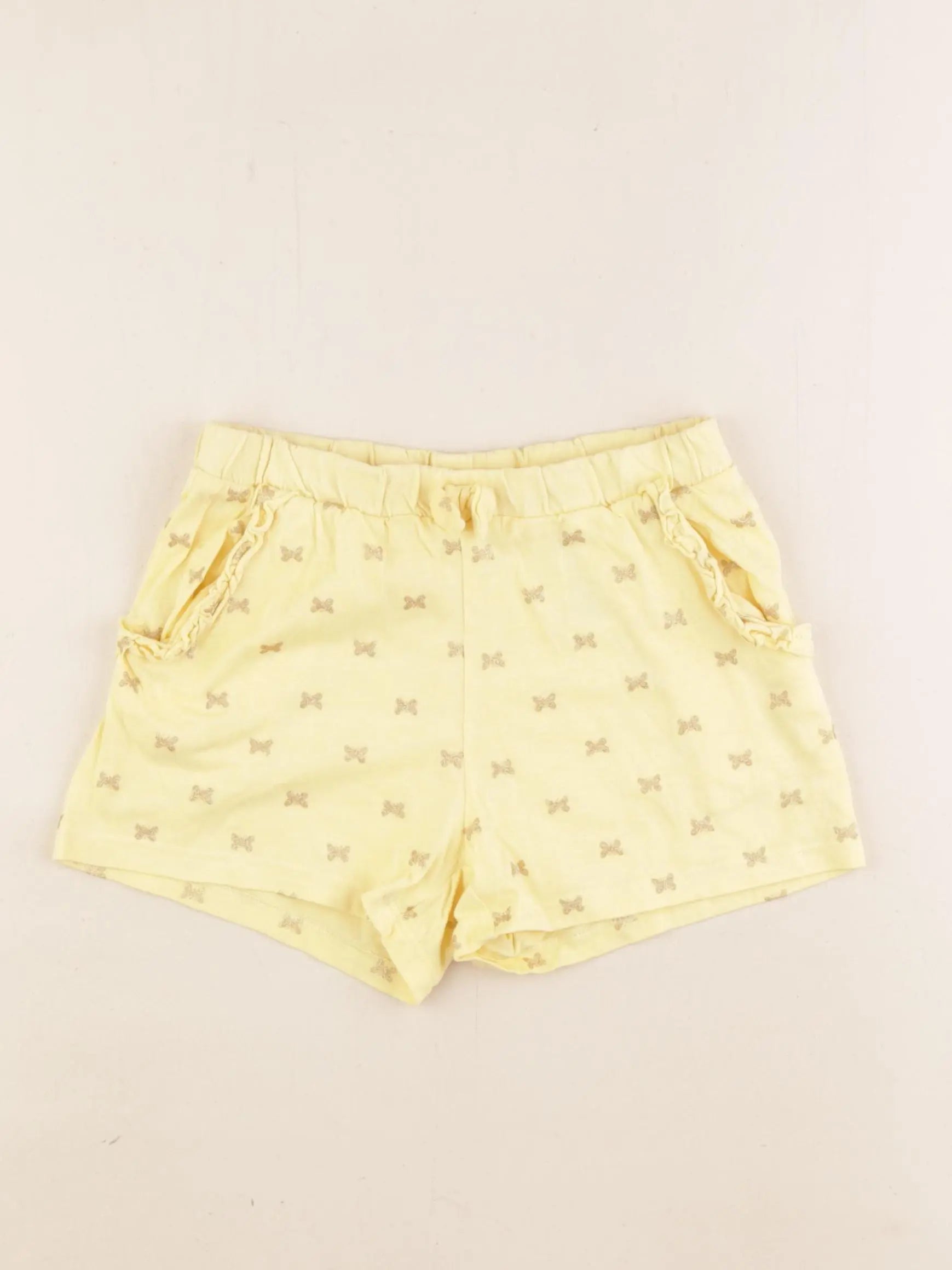 H&M - short jaune - 4/6 ans