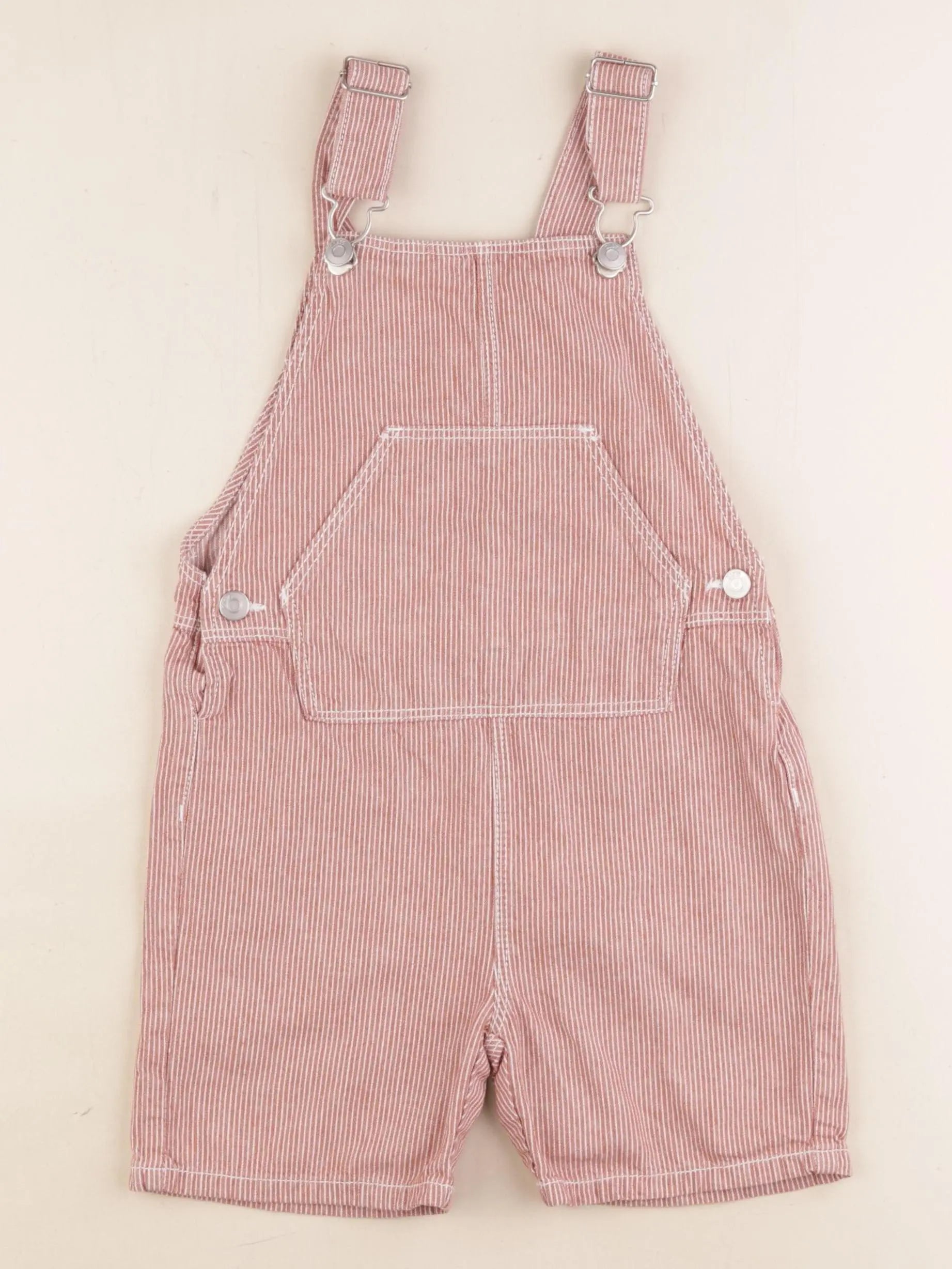 Zara - salopette marron, orange - 4/5 ans
