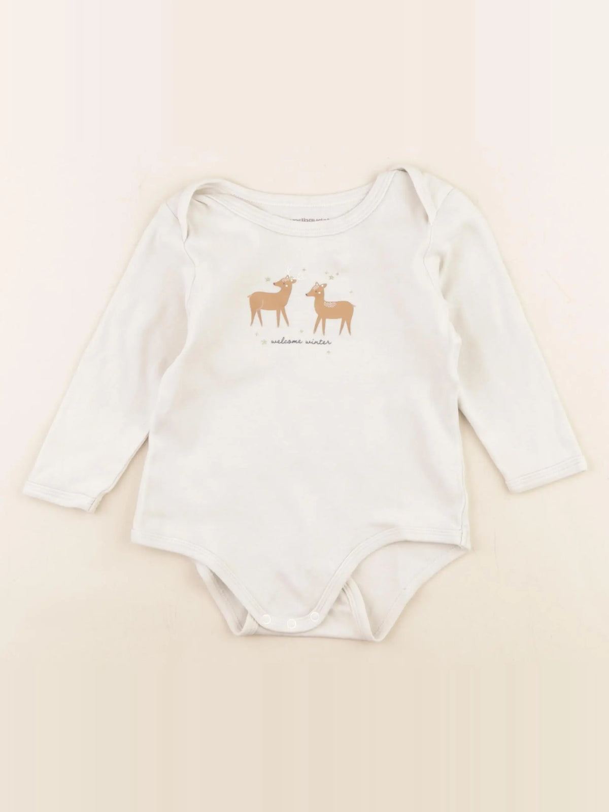 Vertbaudet - body beige - 18 mois
