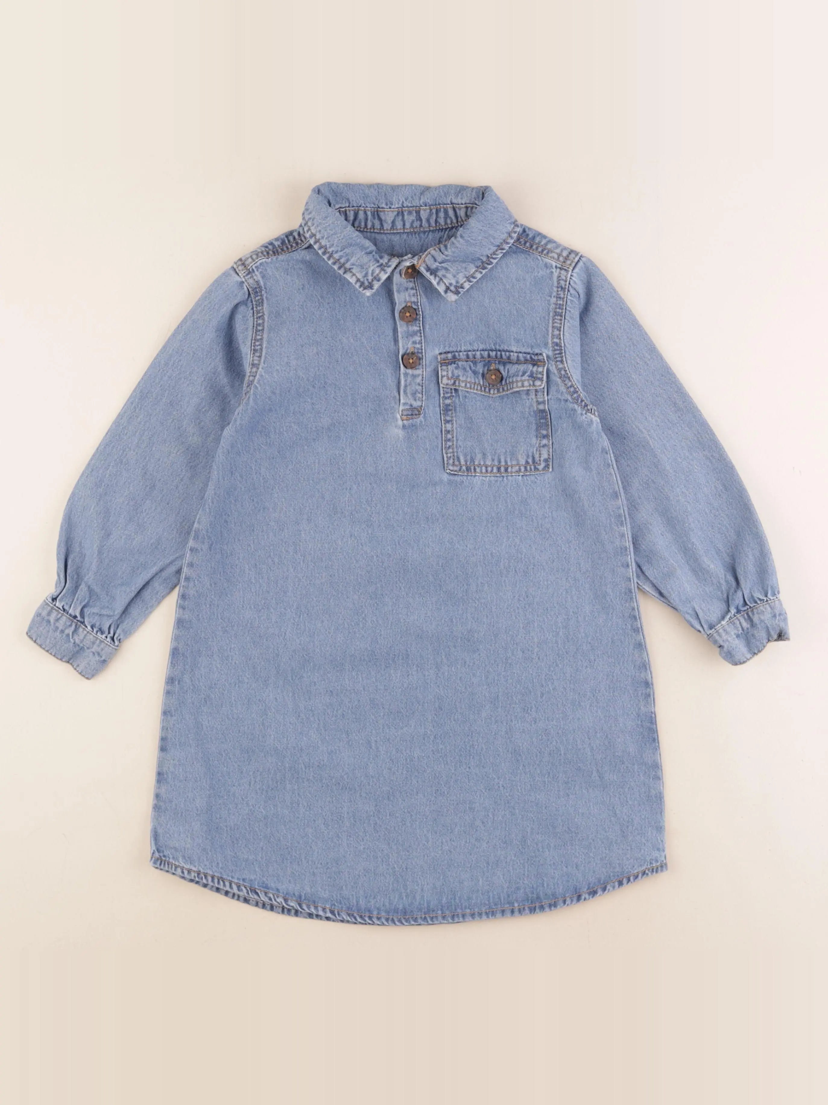 Vertbaudet - robe bleu - 6 ans