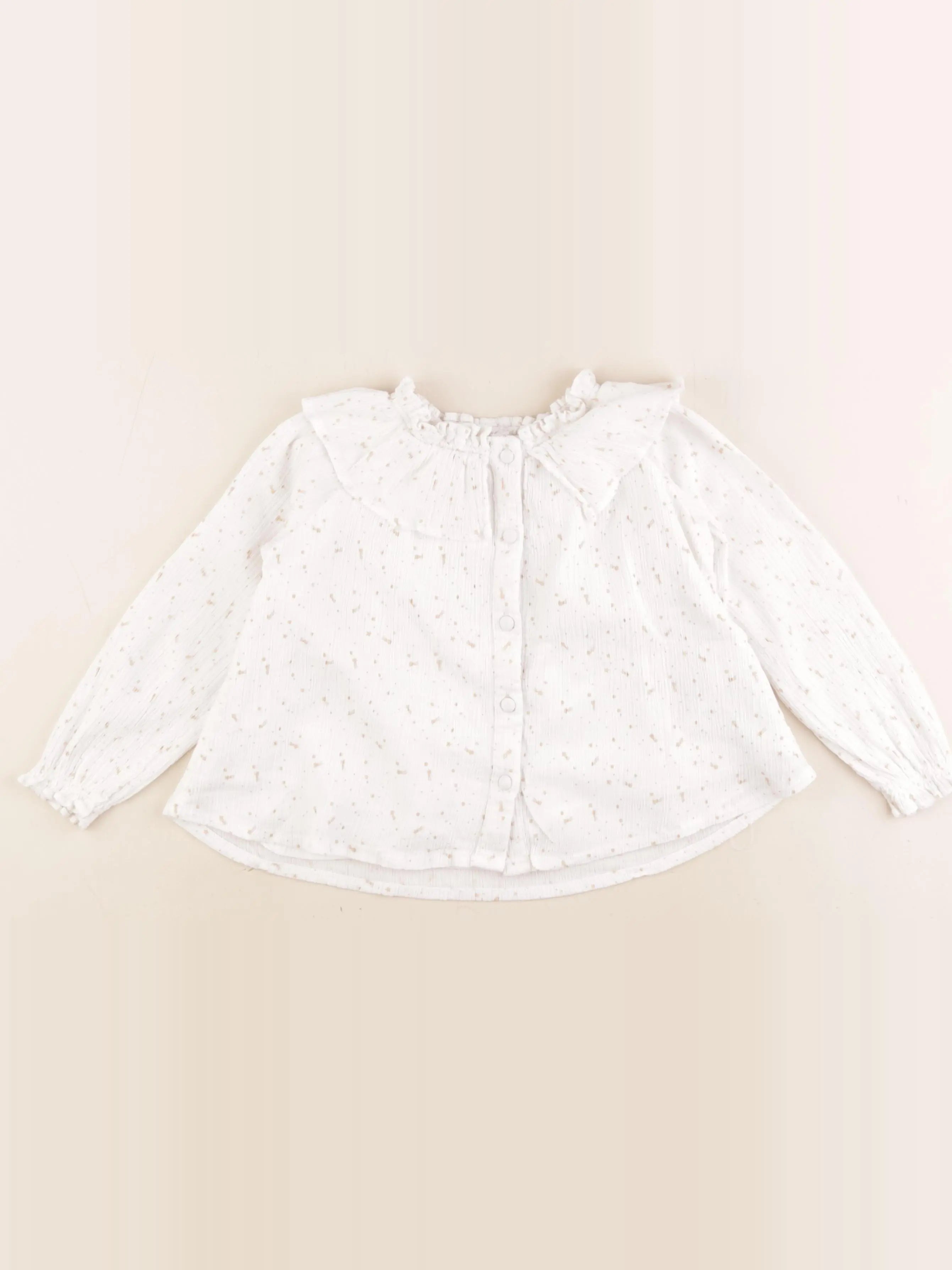 Vertbaudet - blouse blanc - 4 ans