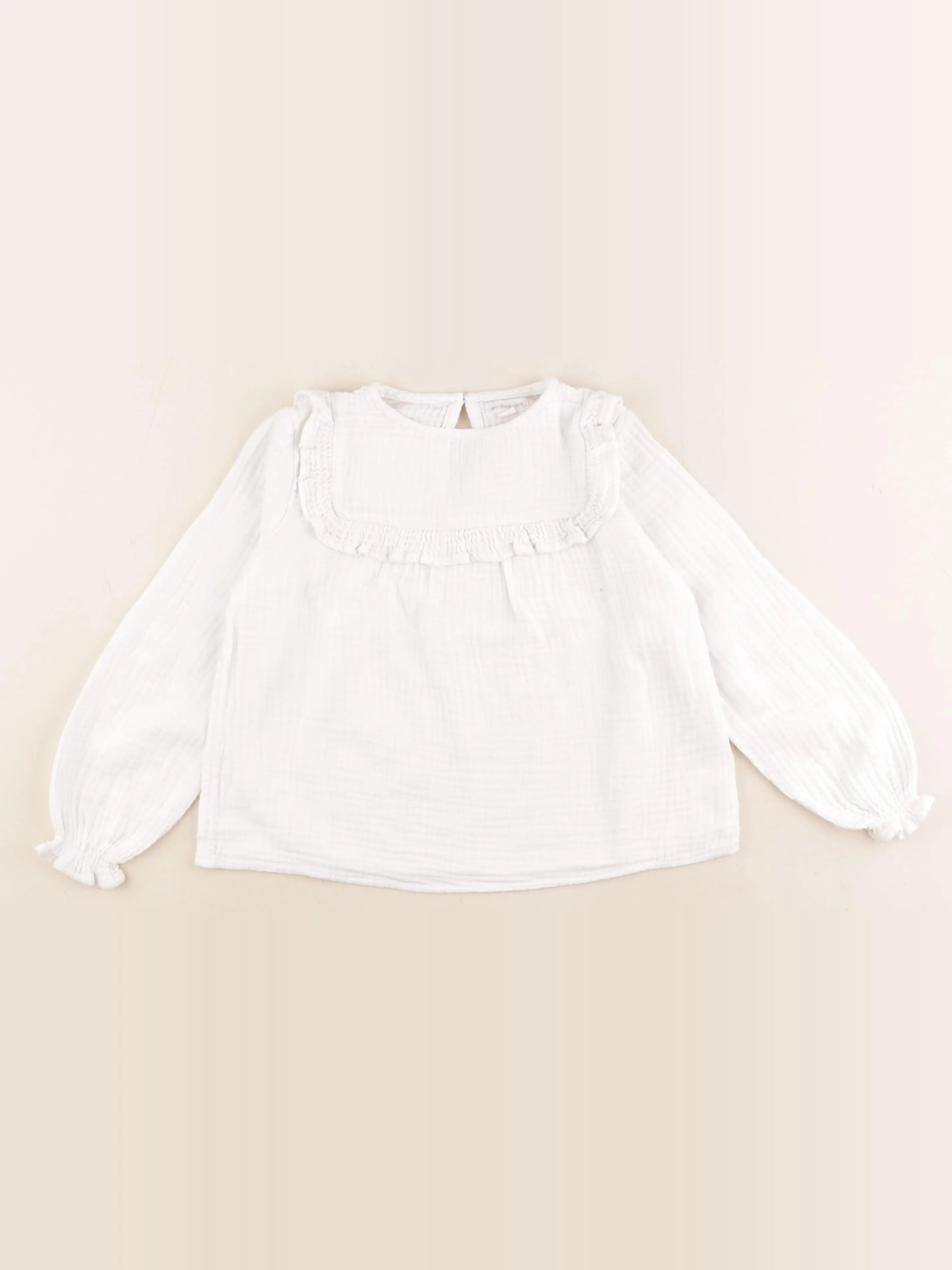 Vertbaudet - blouse blanc - 6 ans