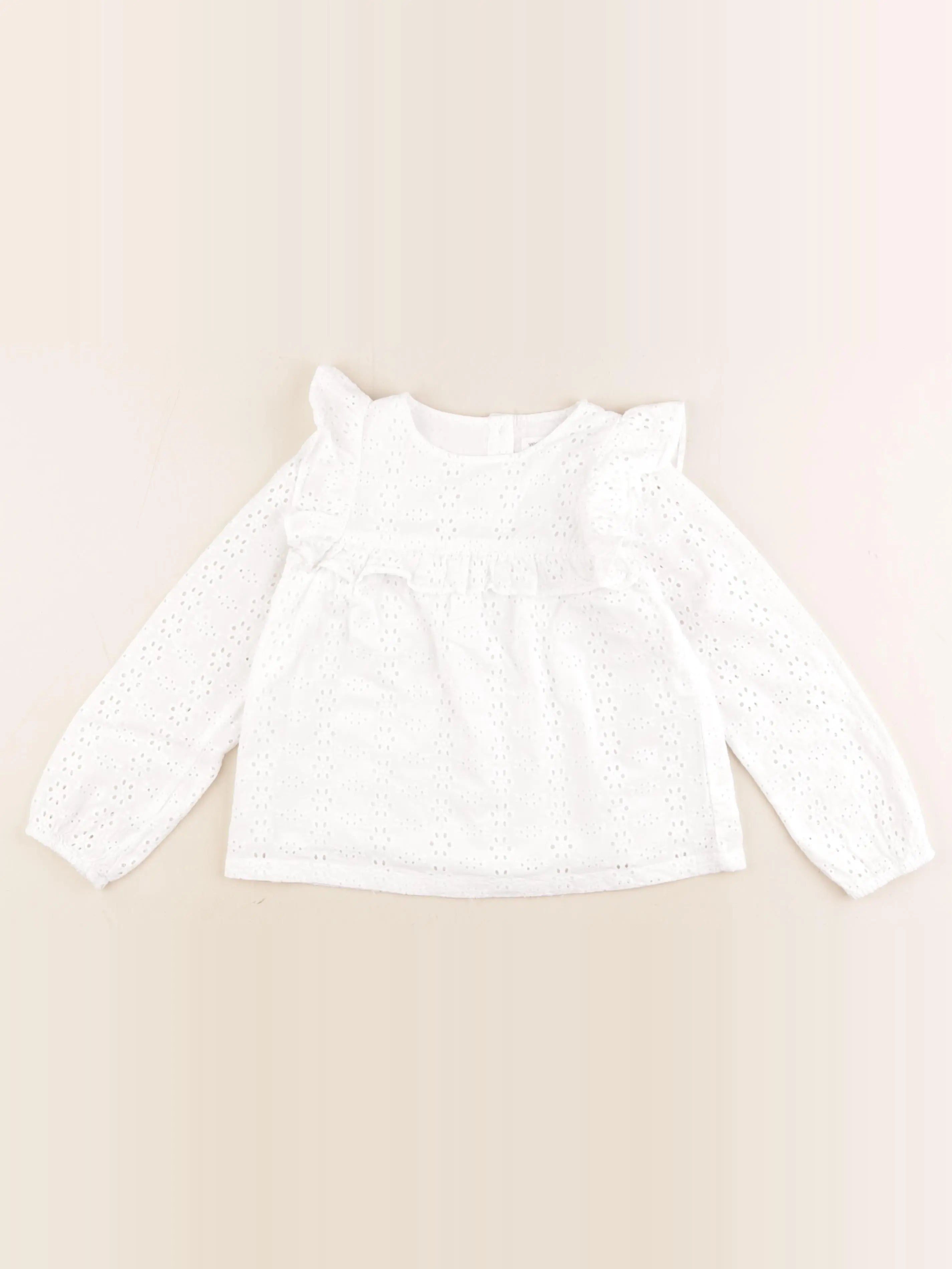 Vertbaudet - blouse blanc - 6 ans
