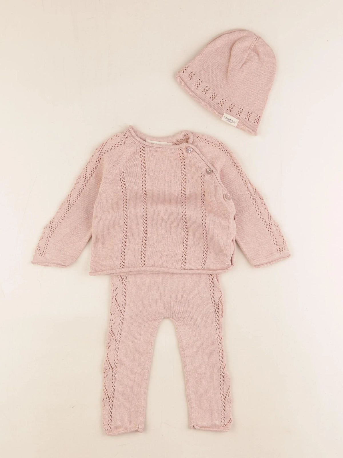 Marmar - ensemble rose - 6 mois