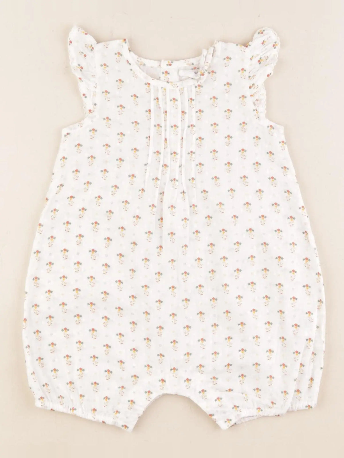 Boutchou - combinaison blanc - 6 mois