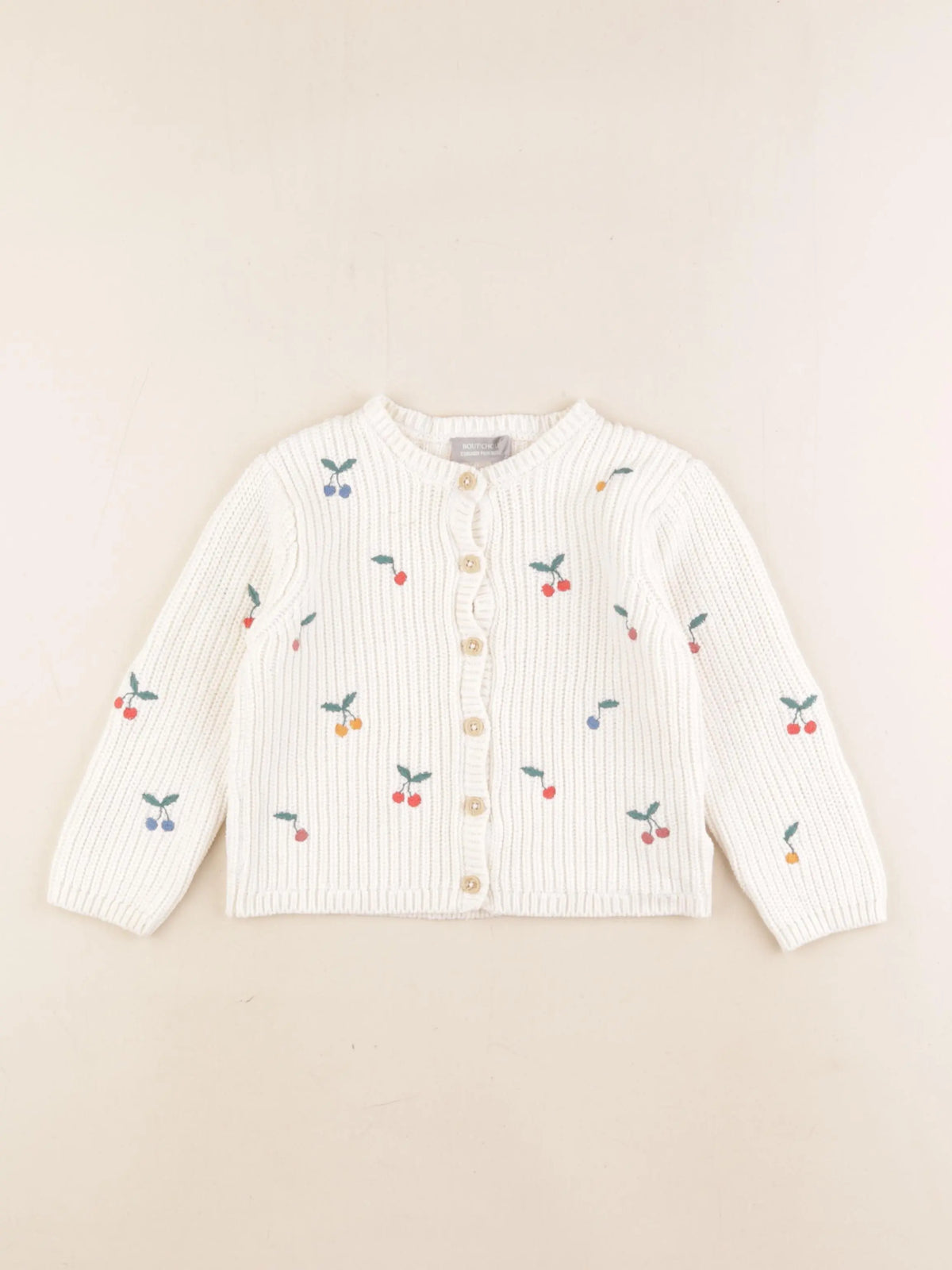 Boutchou - gilet blanc - 24 mois