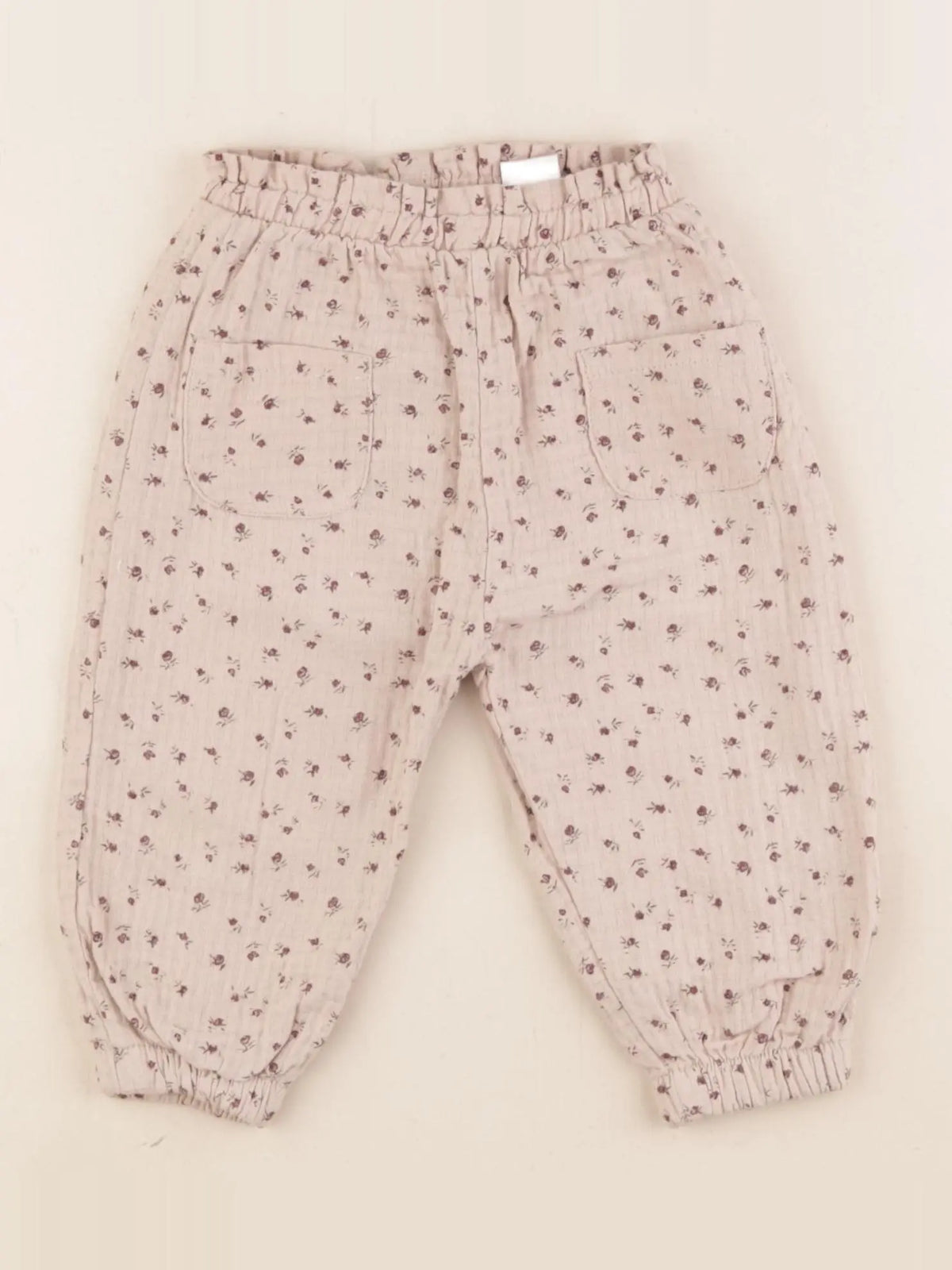 Zara - pantalon doublé marron - 9/12 mois