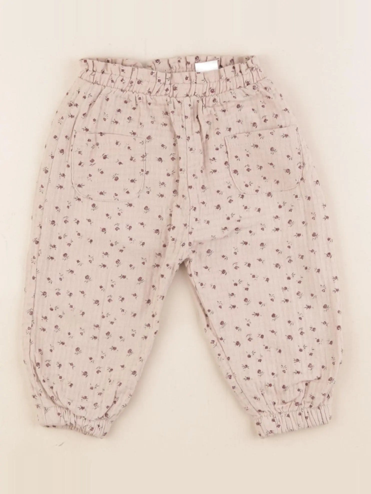 Zara - pantalon doublé marron - 9/12 mois