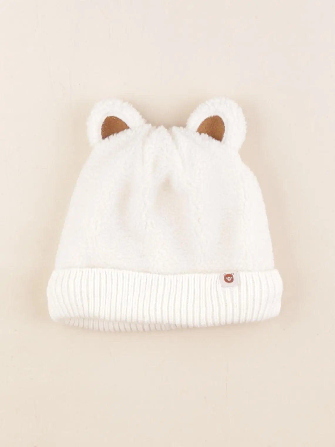 Vertbaudet - bonnet beige - 12/18 mois