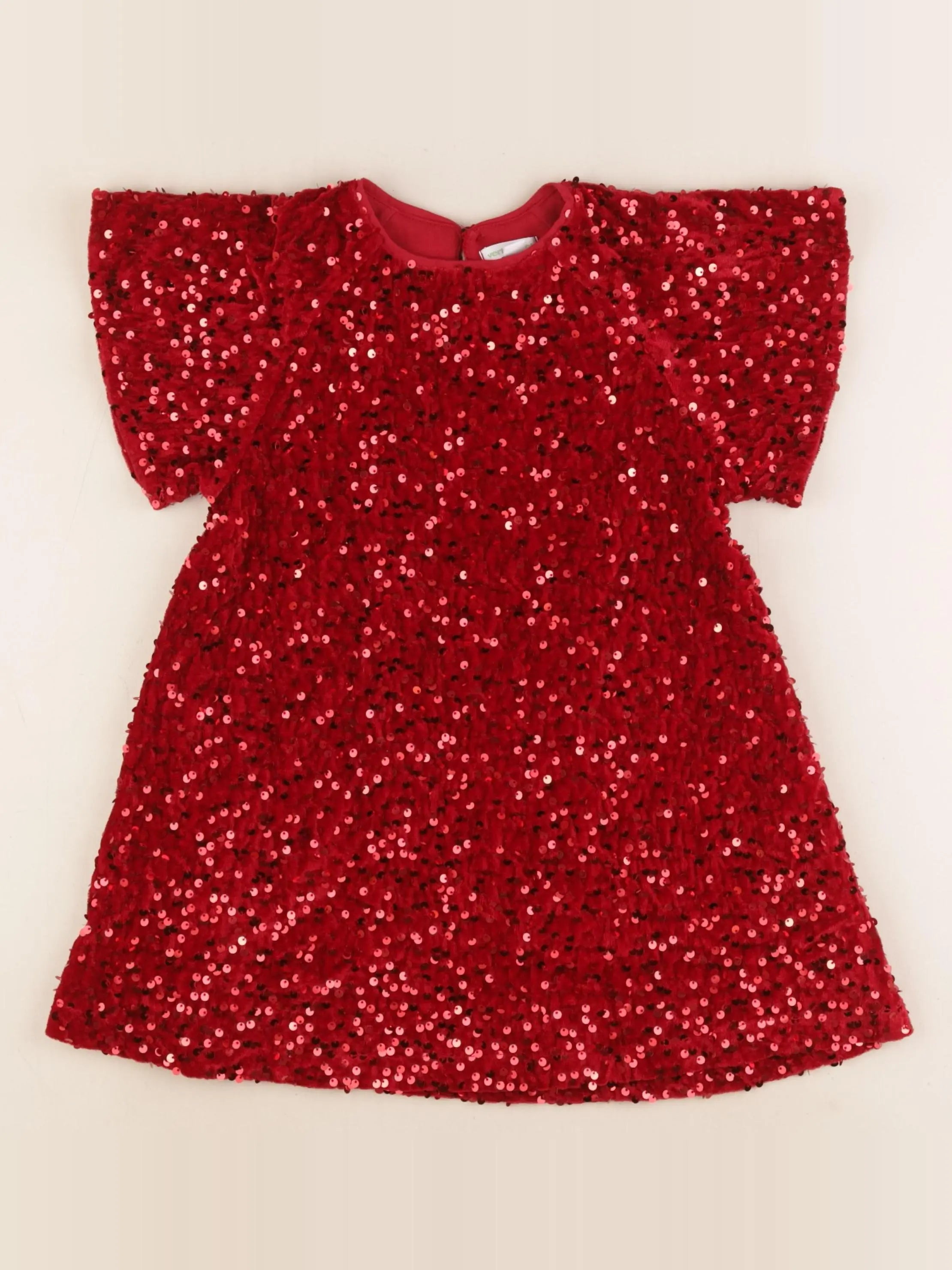 Vertbaudet - robe rouge - 4 ans