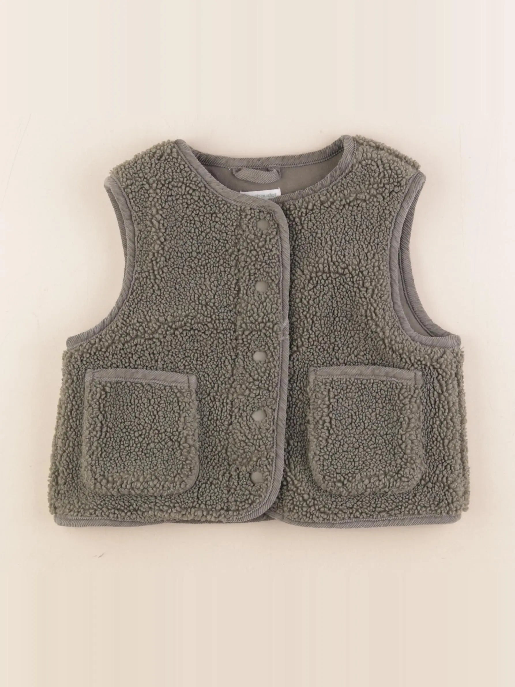 Vertbaudet - gilet vert - 4 ans