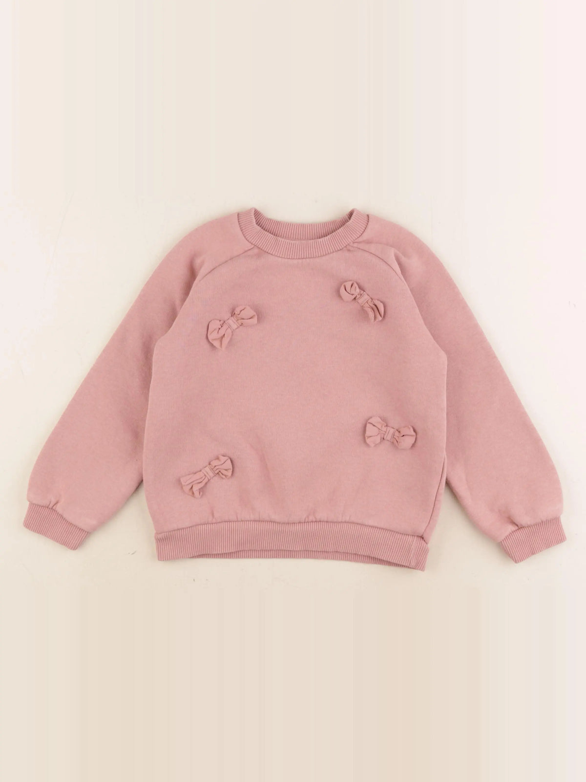 Vertbaudet - sweat rose - 4 ans