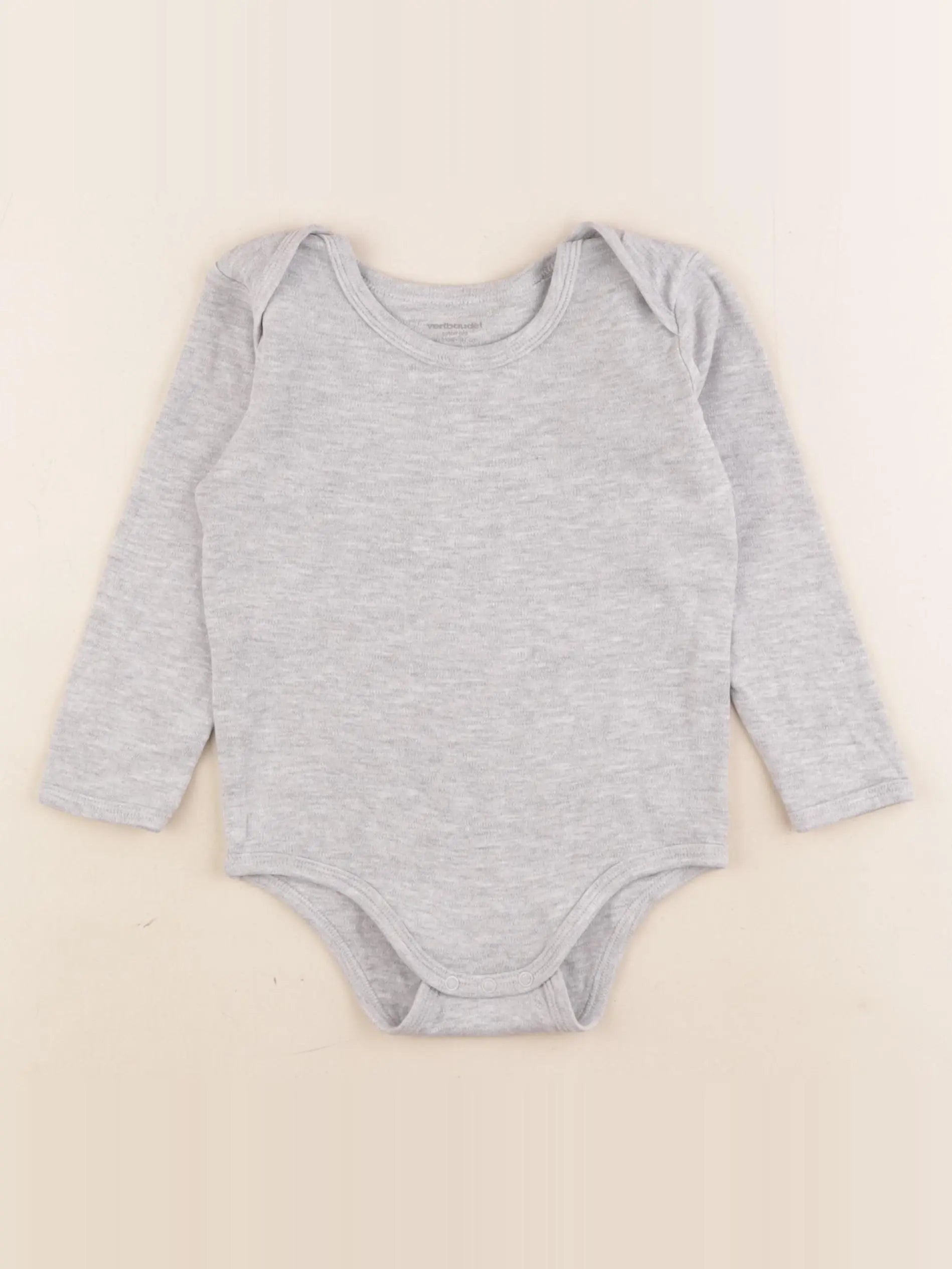 Vertbaudet - body gris - 36 mois
