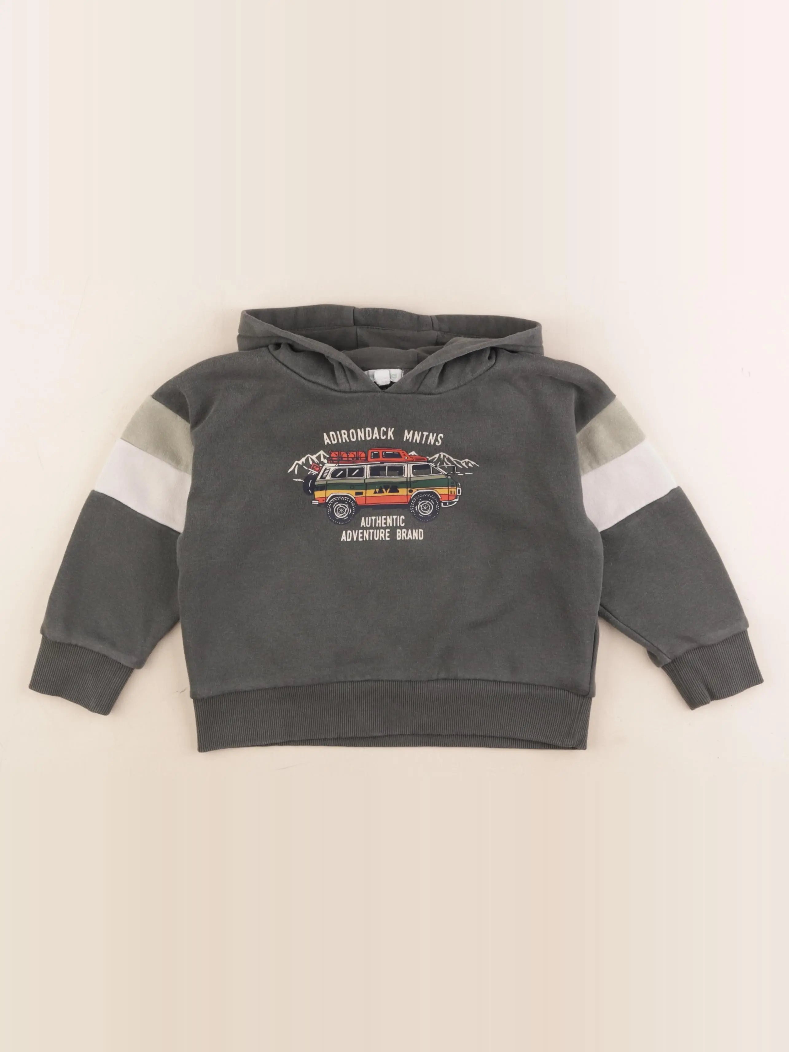 Vertbaudet - sweat vert - 4 ans