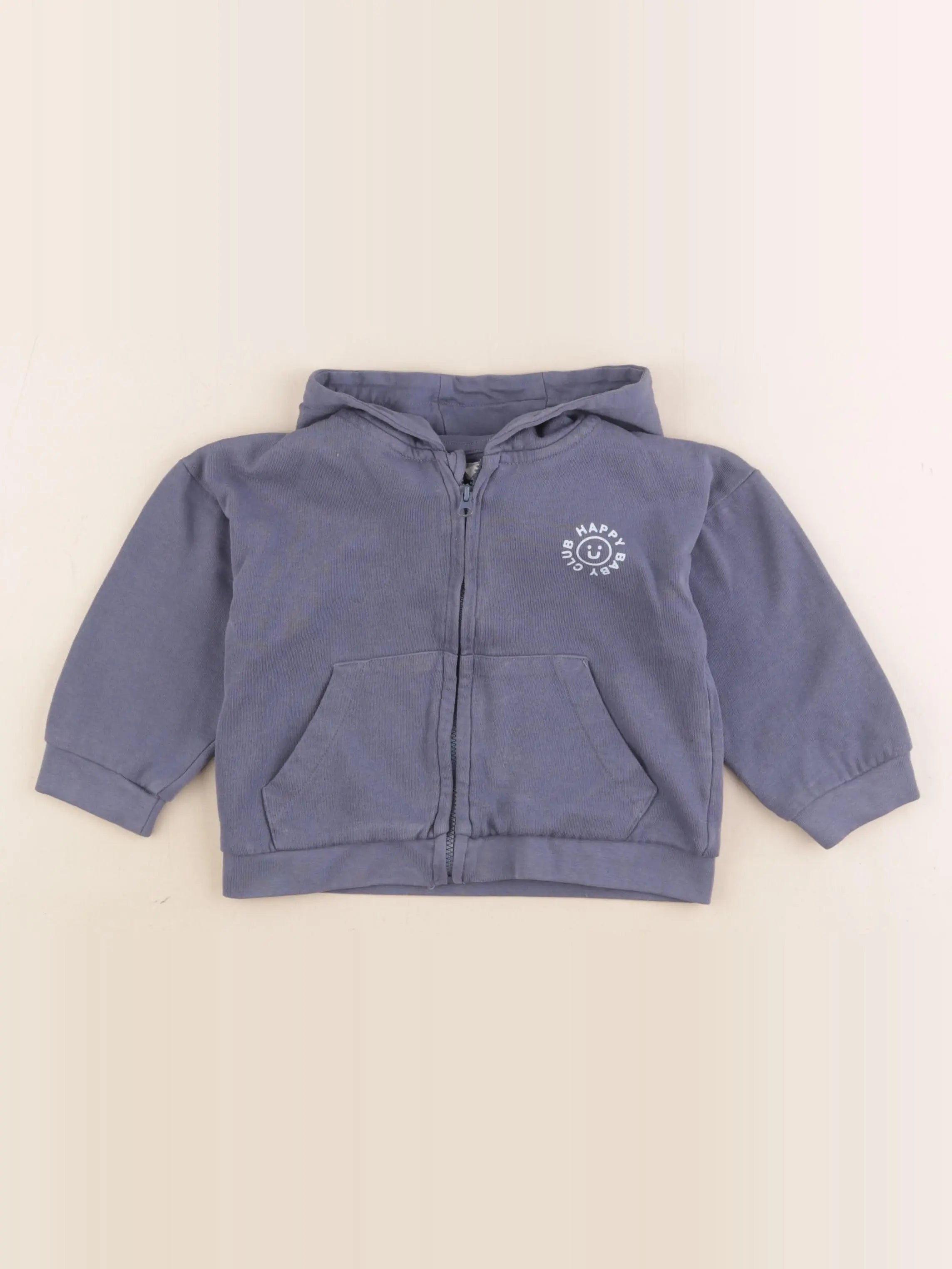Vertbaudet - sweat bleu - 24 mois