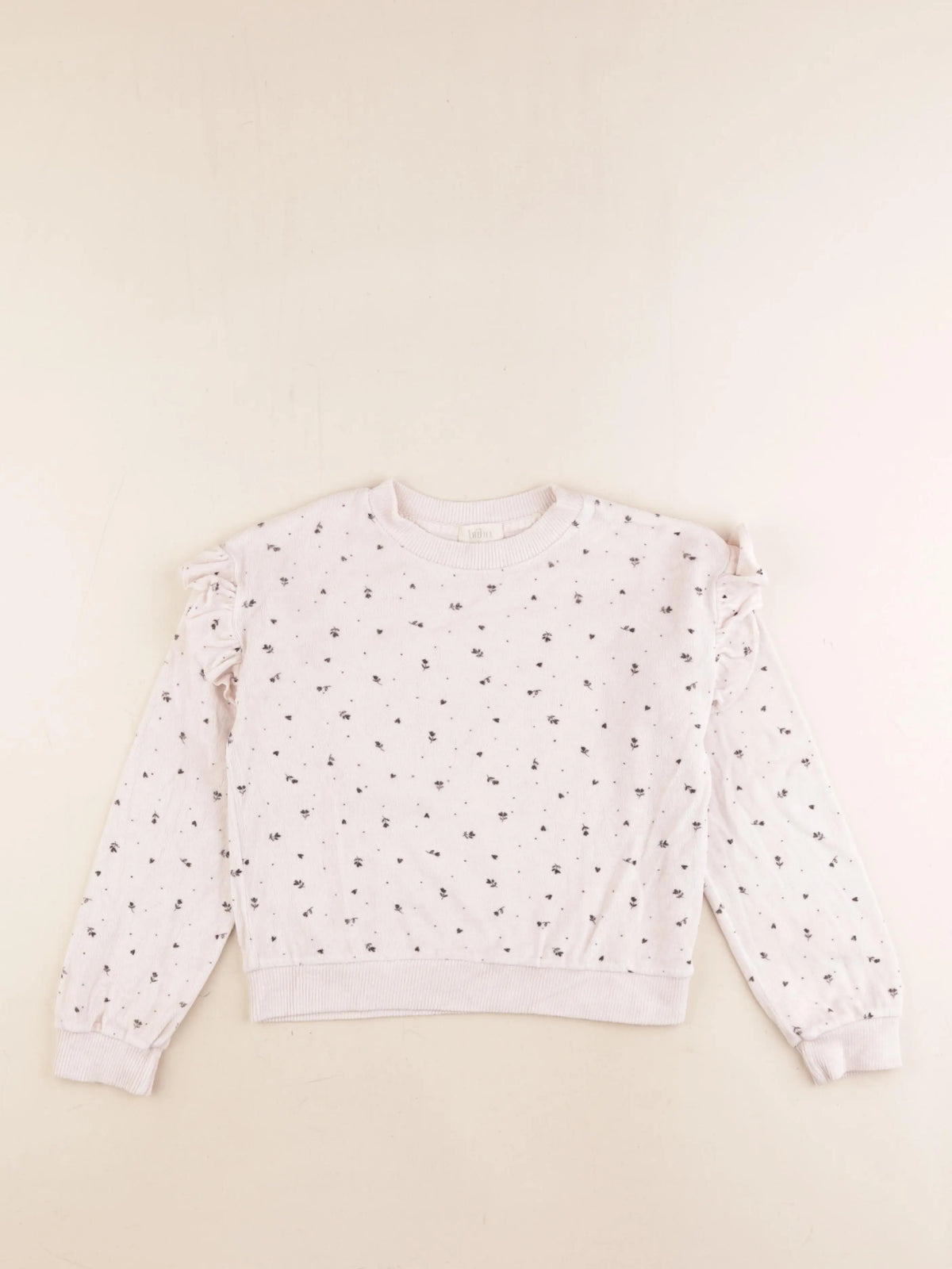 Buho - sweat éponge rose - 6 ans