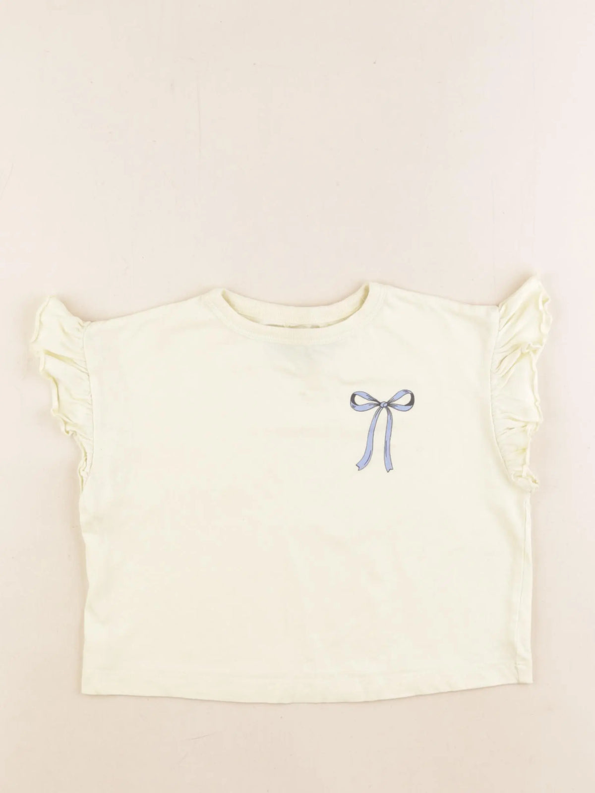 Monoprix - tee-shirt jaune - 3 ans
