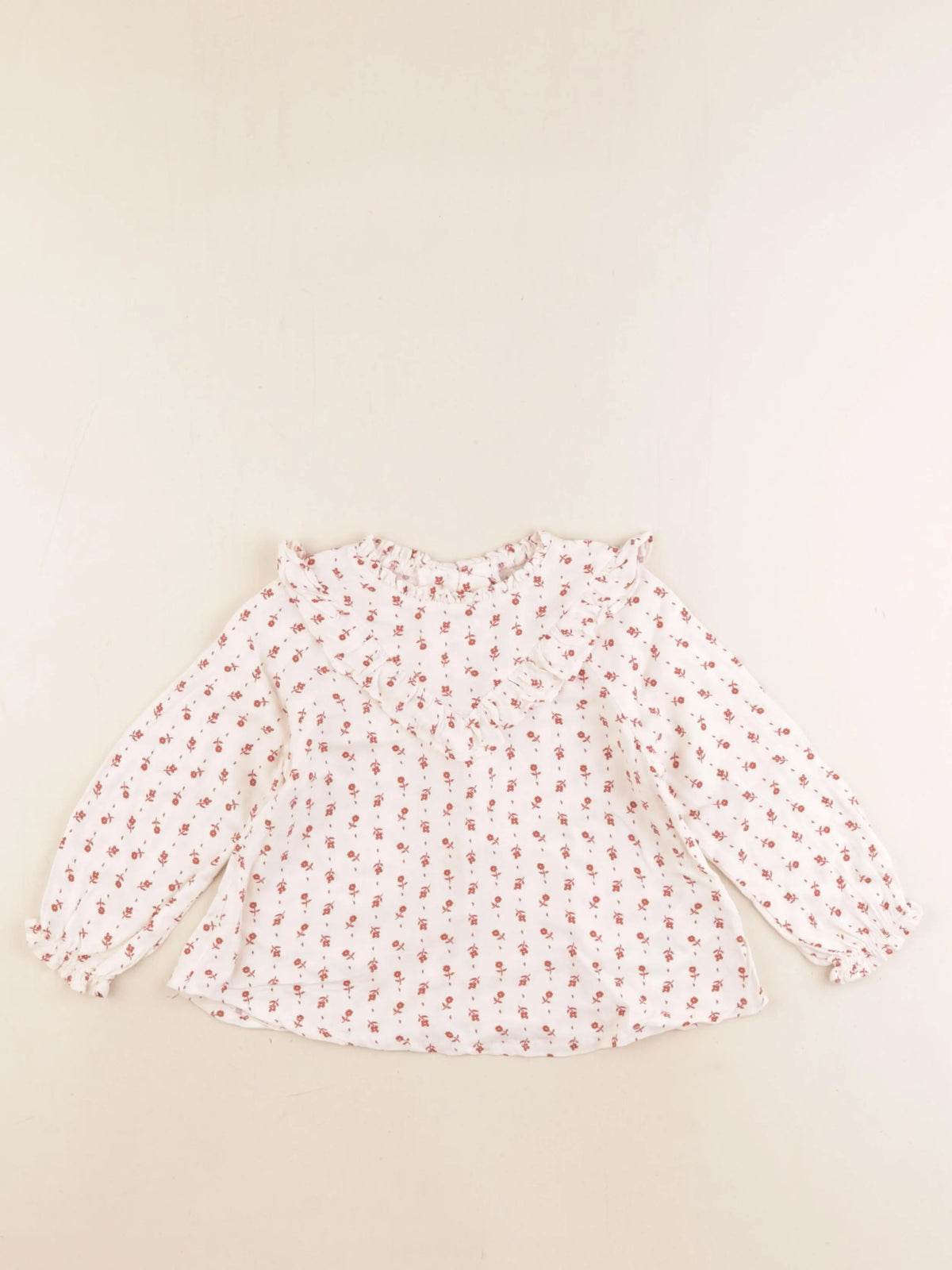 Vertbaudet - blouse beige - 24 mois