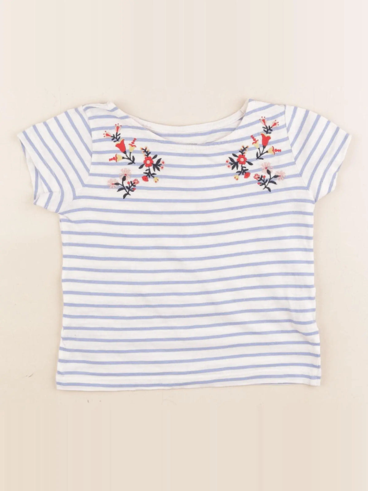Monoprix - tee-shirt bleu - 3 ans
