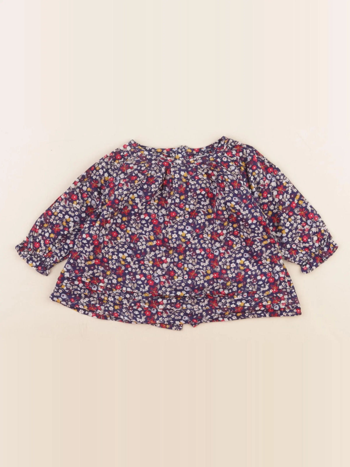 Boutchou - blouse multicolore - 3 mois