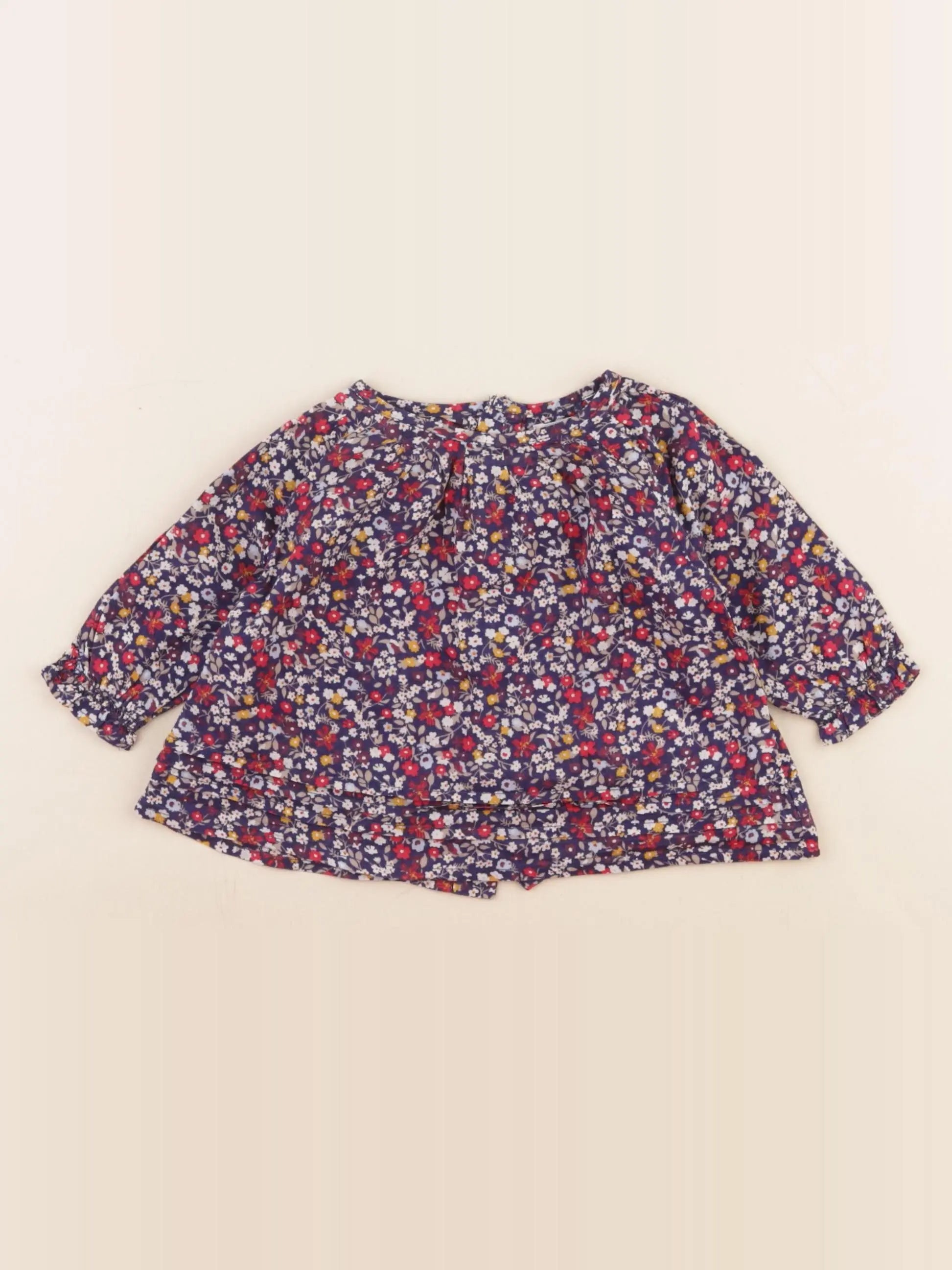 Boutchou - blouse multicolore - 3 mois